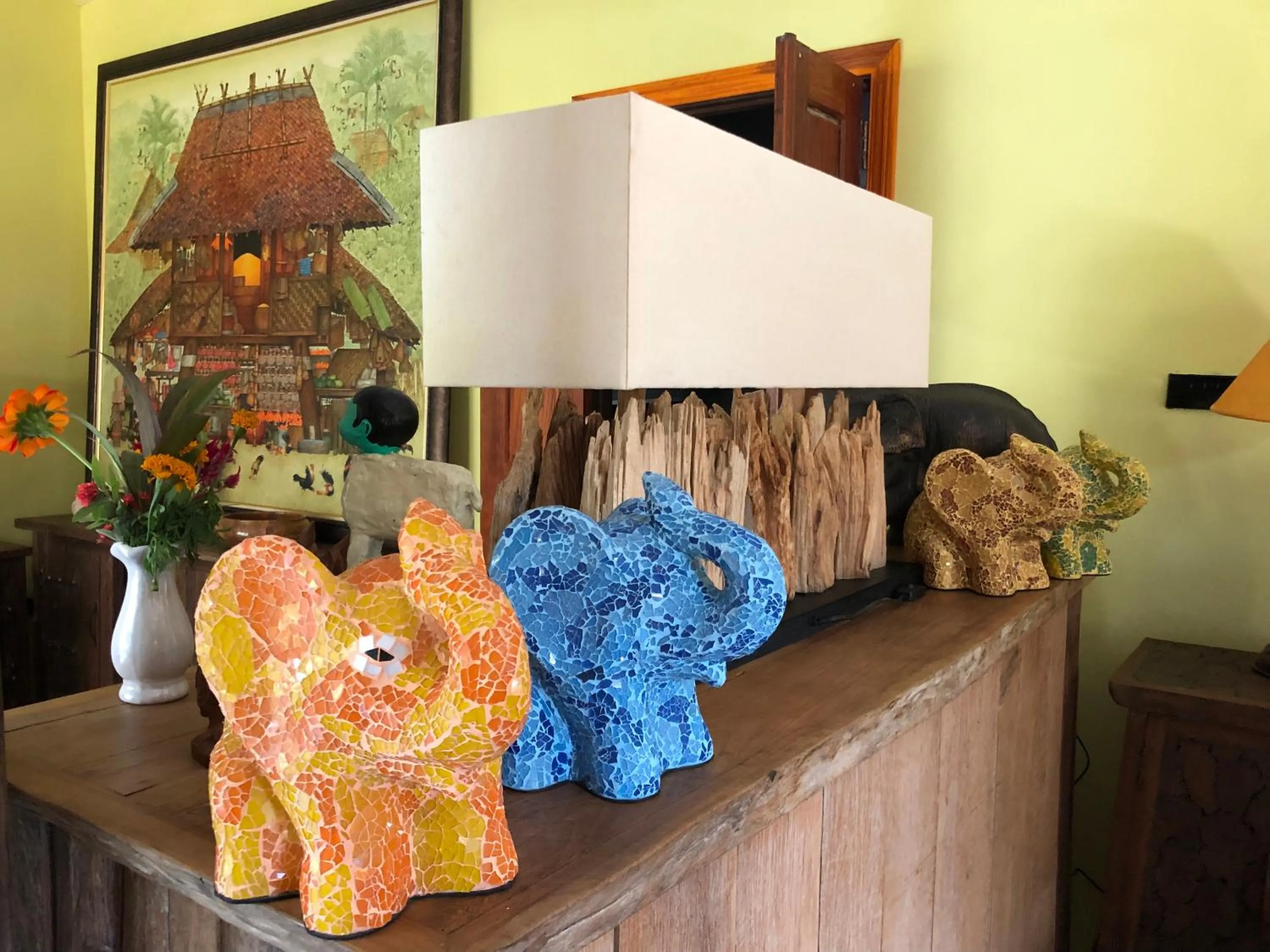 Decorative detail in On The Mekong Resort