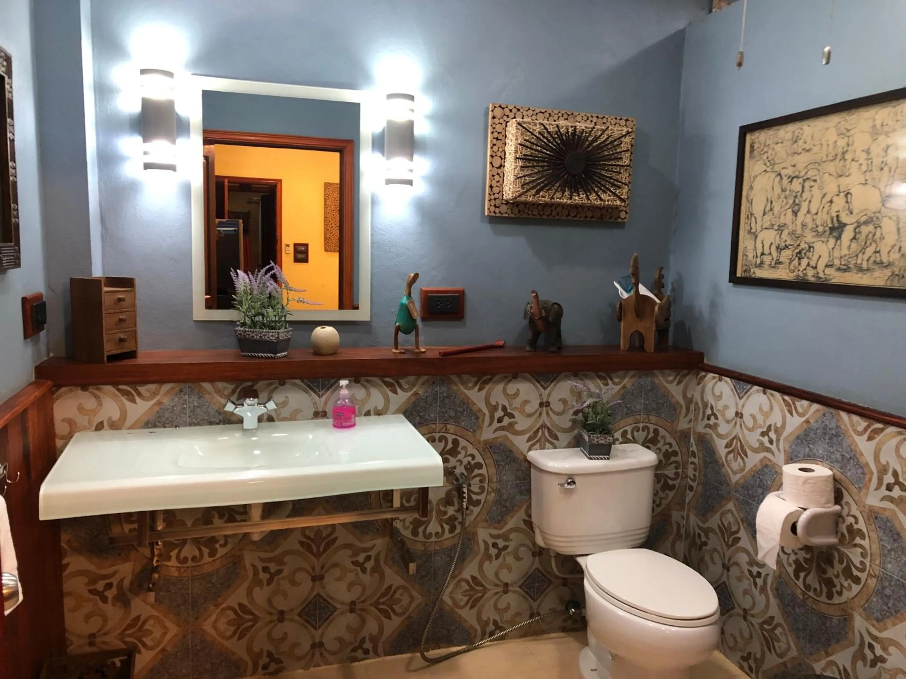 Bathroom in On The Mekong Resort