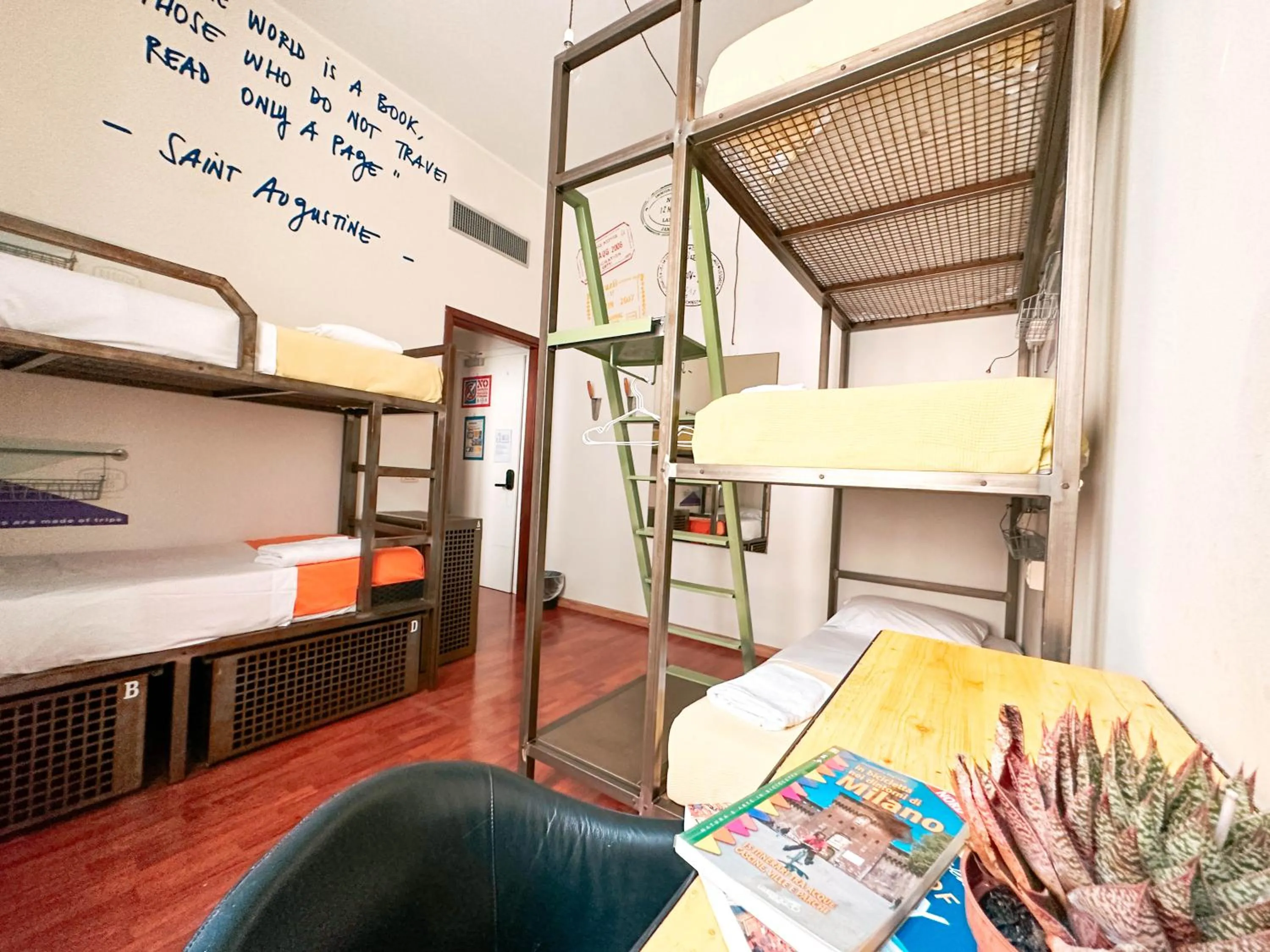 Bedroom, Bed in Ostello Bello Milano Centrale