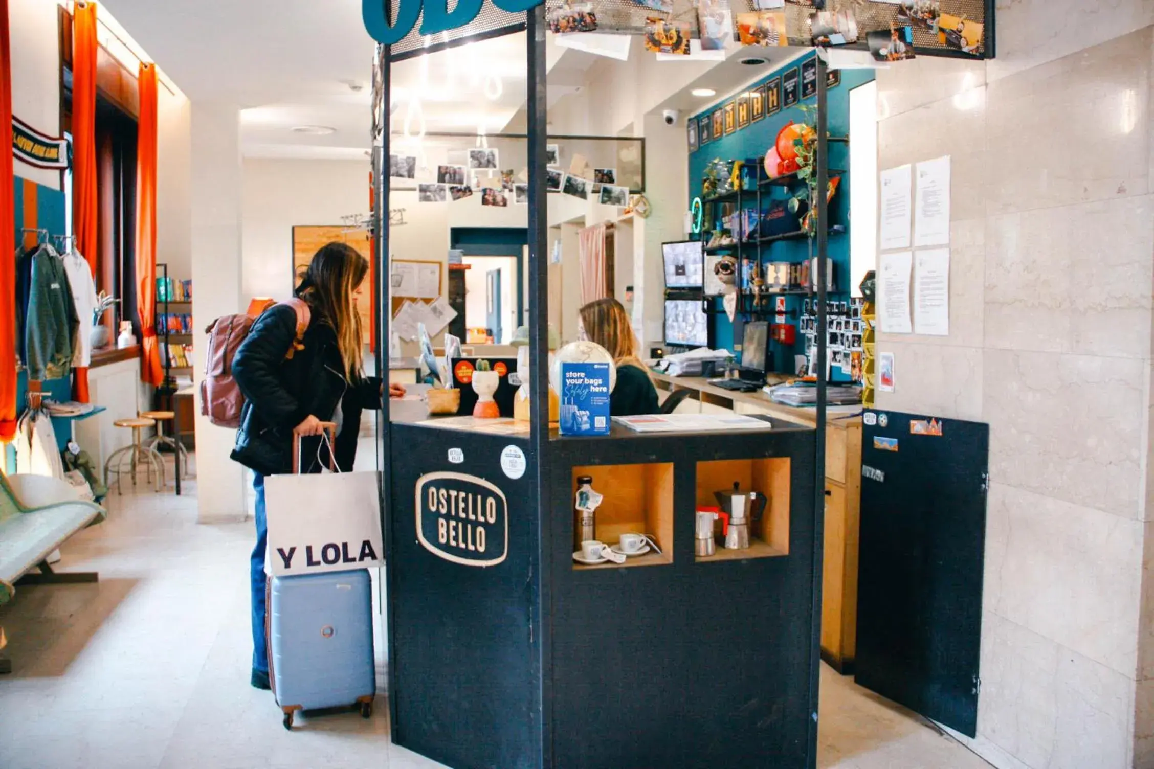 Lobby or reception in Ostello Bello Milano Centrale Lobby or reception in Ostello Bello Milano Centrale