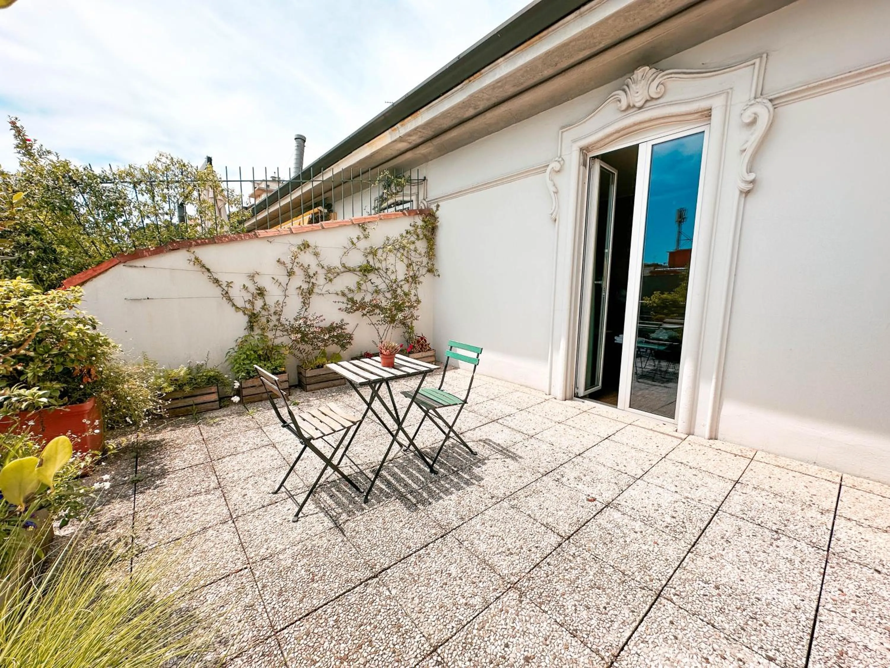 Balcony/Terrace in Ostello Bello Milano Centrale