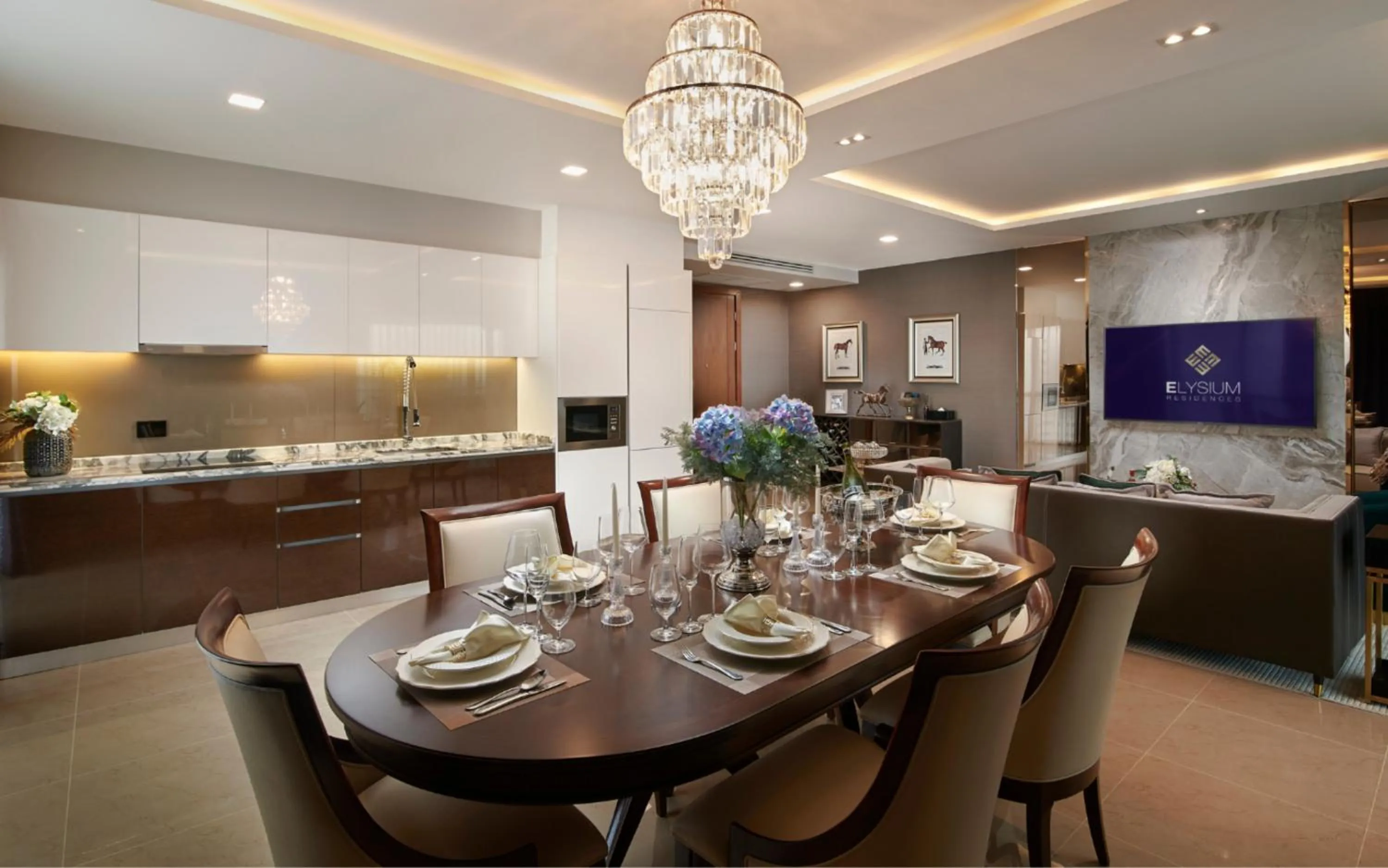 Living room in The Elysium Prațumnak Pattaya - By SHG