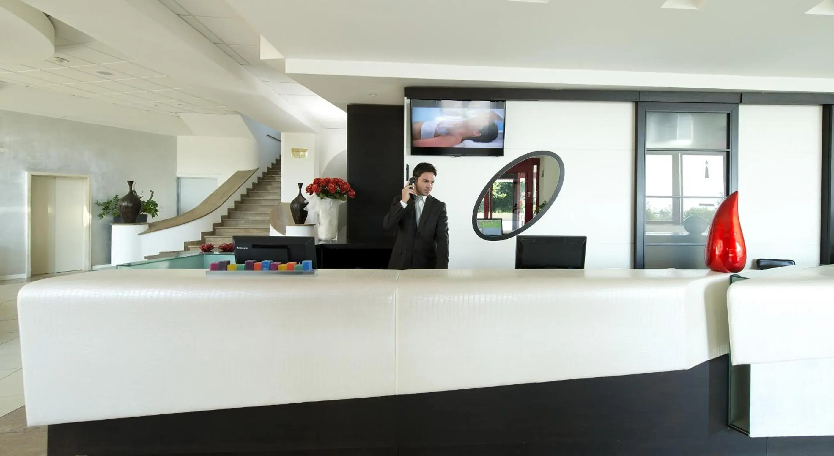 Lobby or reception in Grand Hotel Admiral Palace Lobby or reception in Grand Hotel Admiral Palace