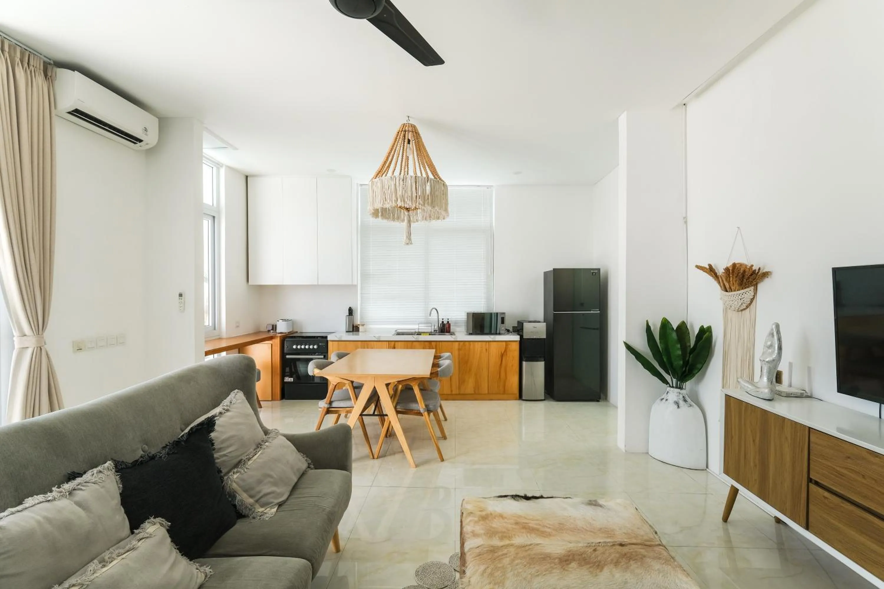 Living room in Villa Christine Canggu