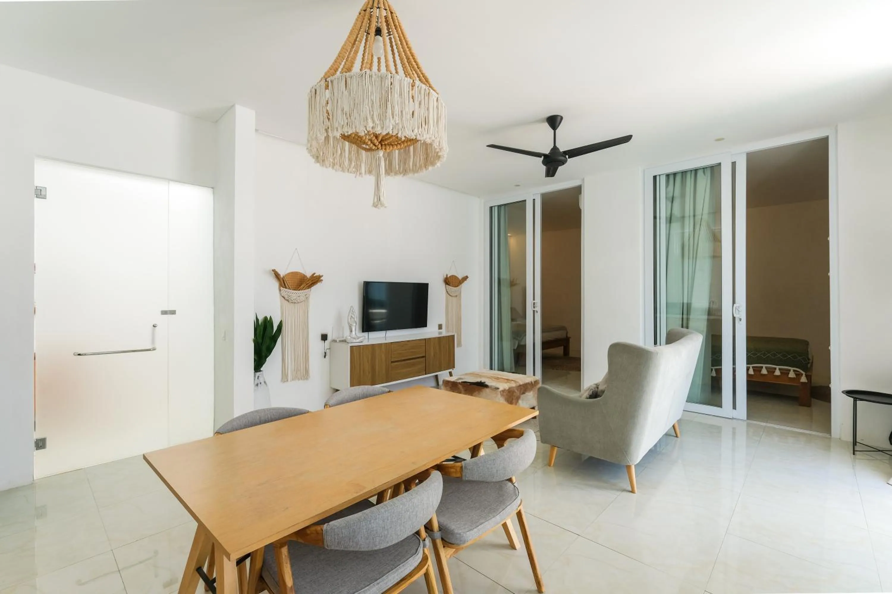 Living room in Villa Christine Canggu