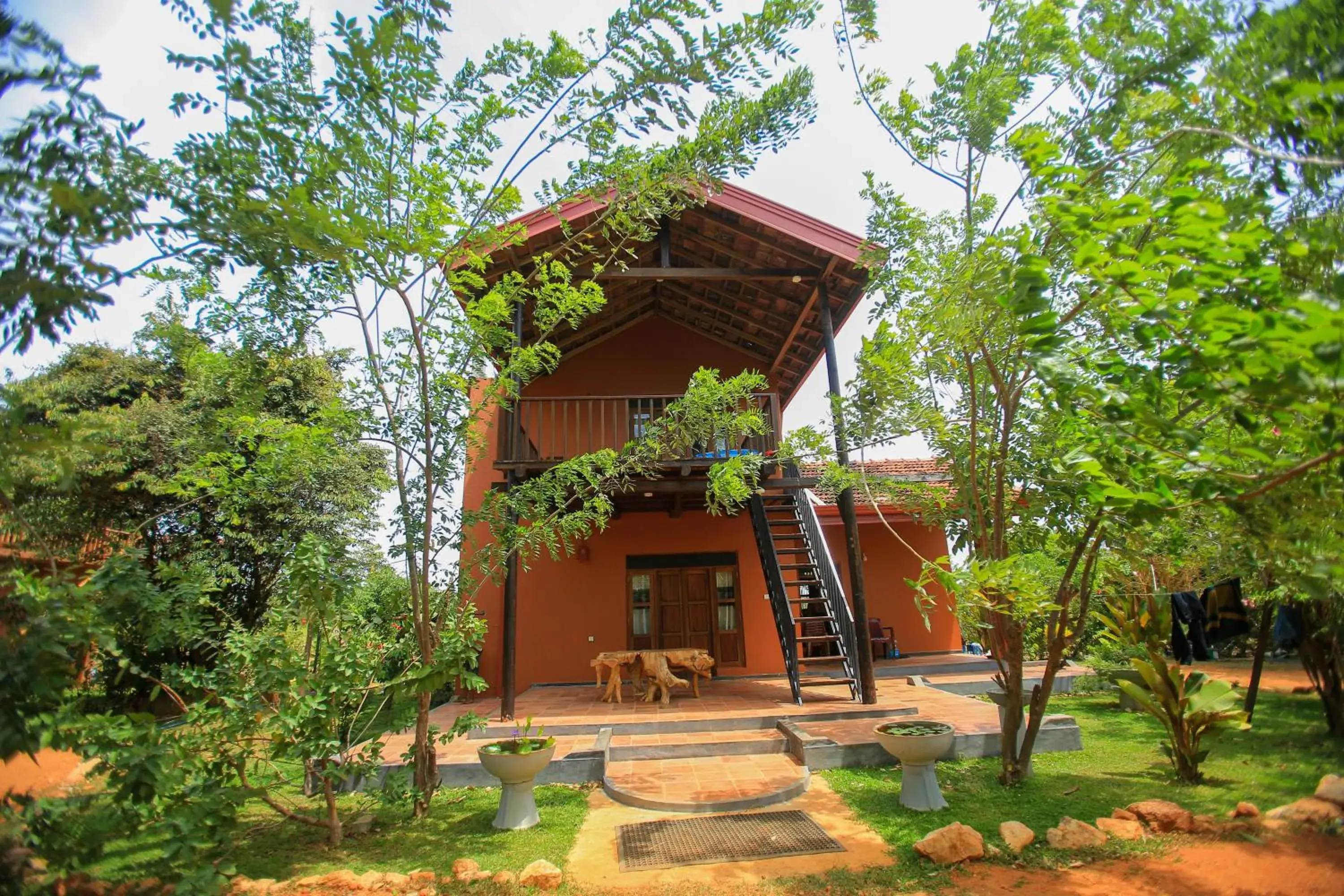 Property building in Jungle Hut Resort Sigiriya Property building in Jungle Hut Resort Sigiriya