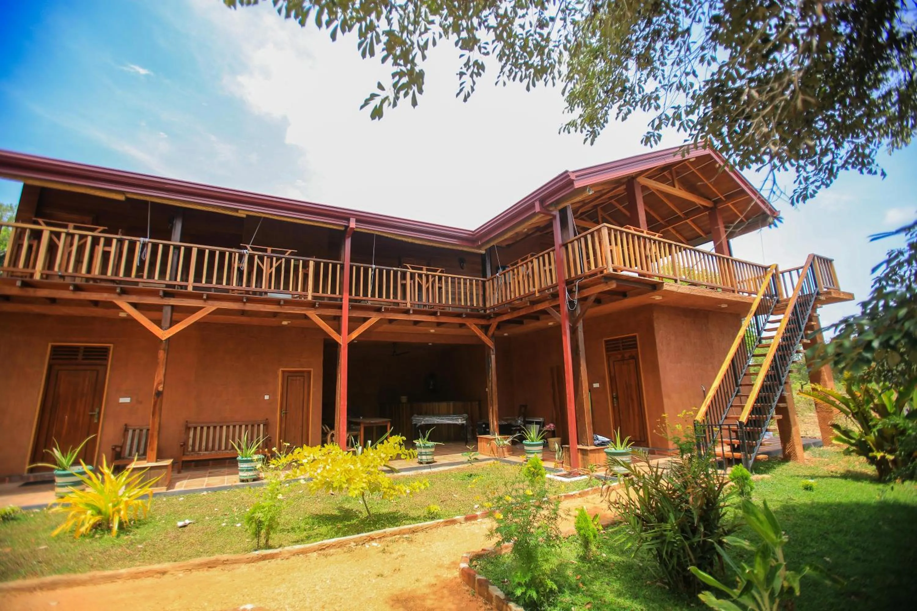 Property building in Jungle Hut Resort Sigiriya
