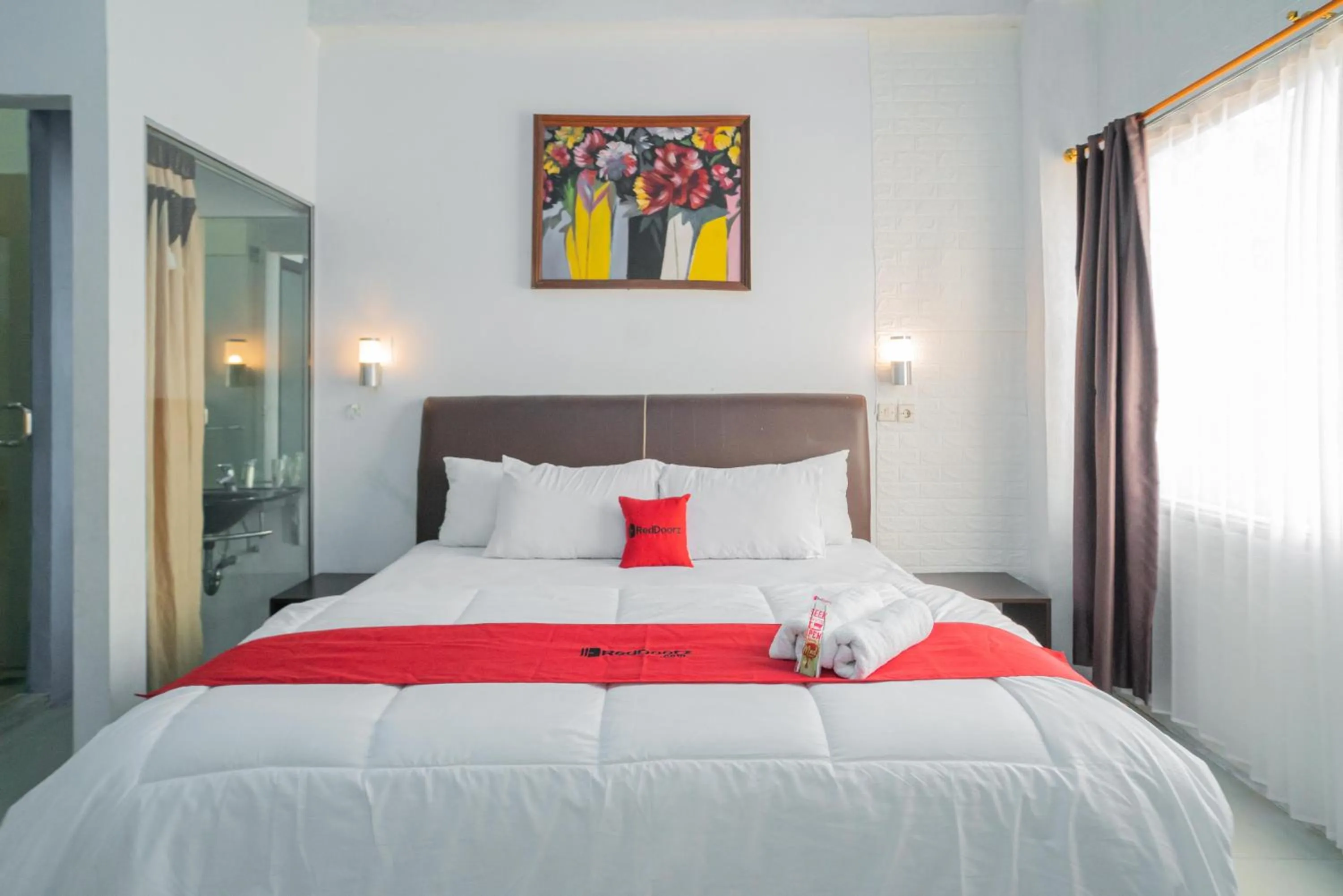 Bedroom, Bed in RedDoorz @ Kampung Sawah Jatimurni Bekasi