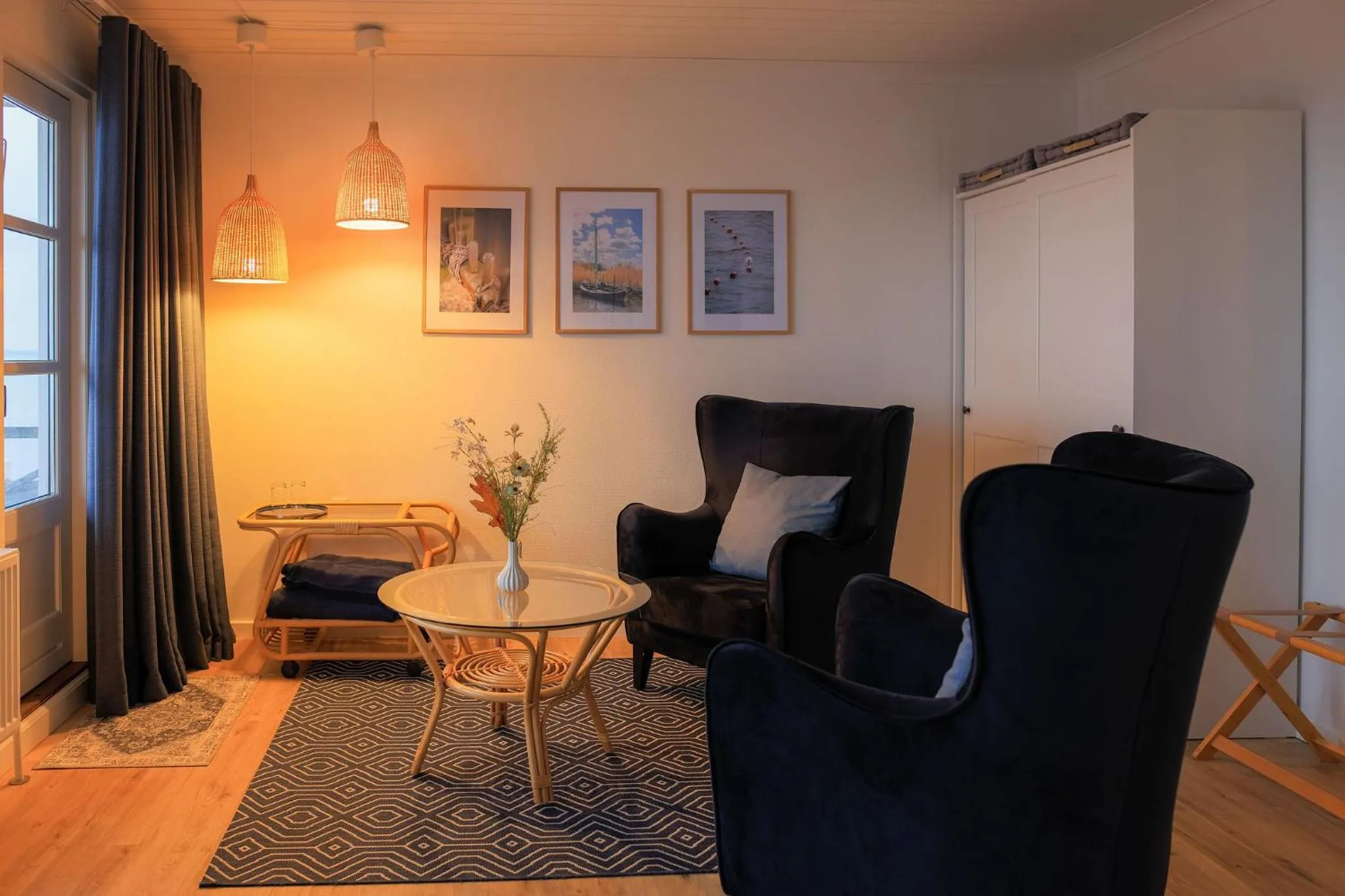 Seating area in Hørby Færgekro