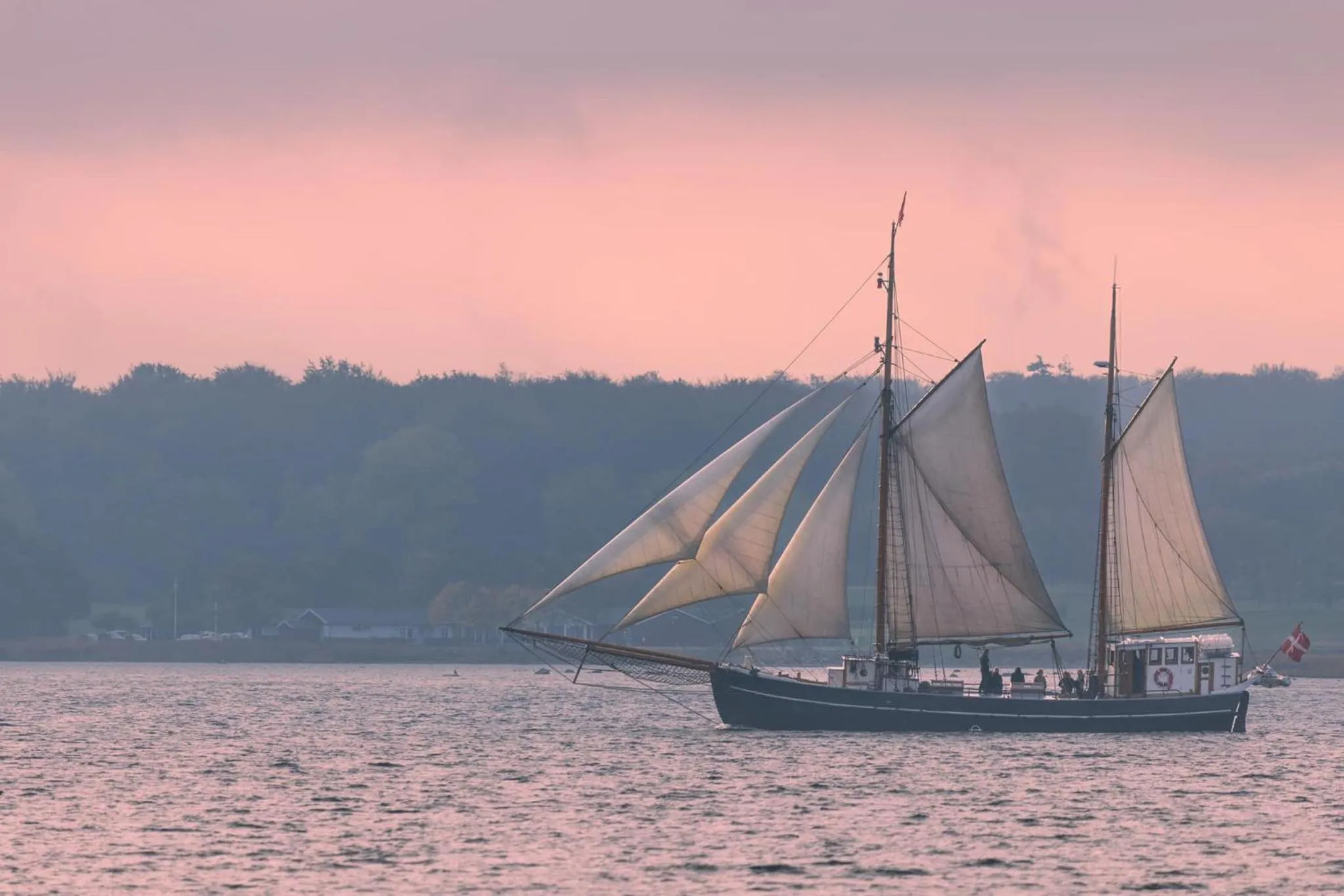 Natural landscape in Hørby Færgekro