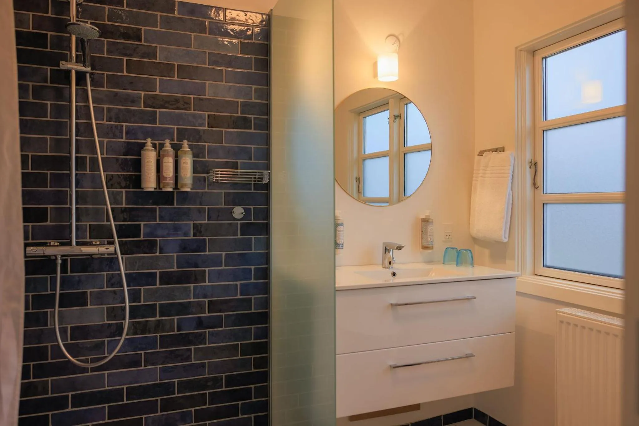 Shower in Hørby Færgekro