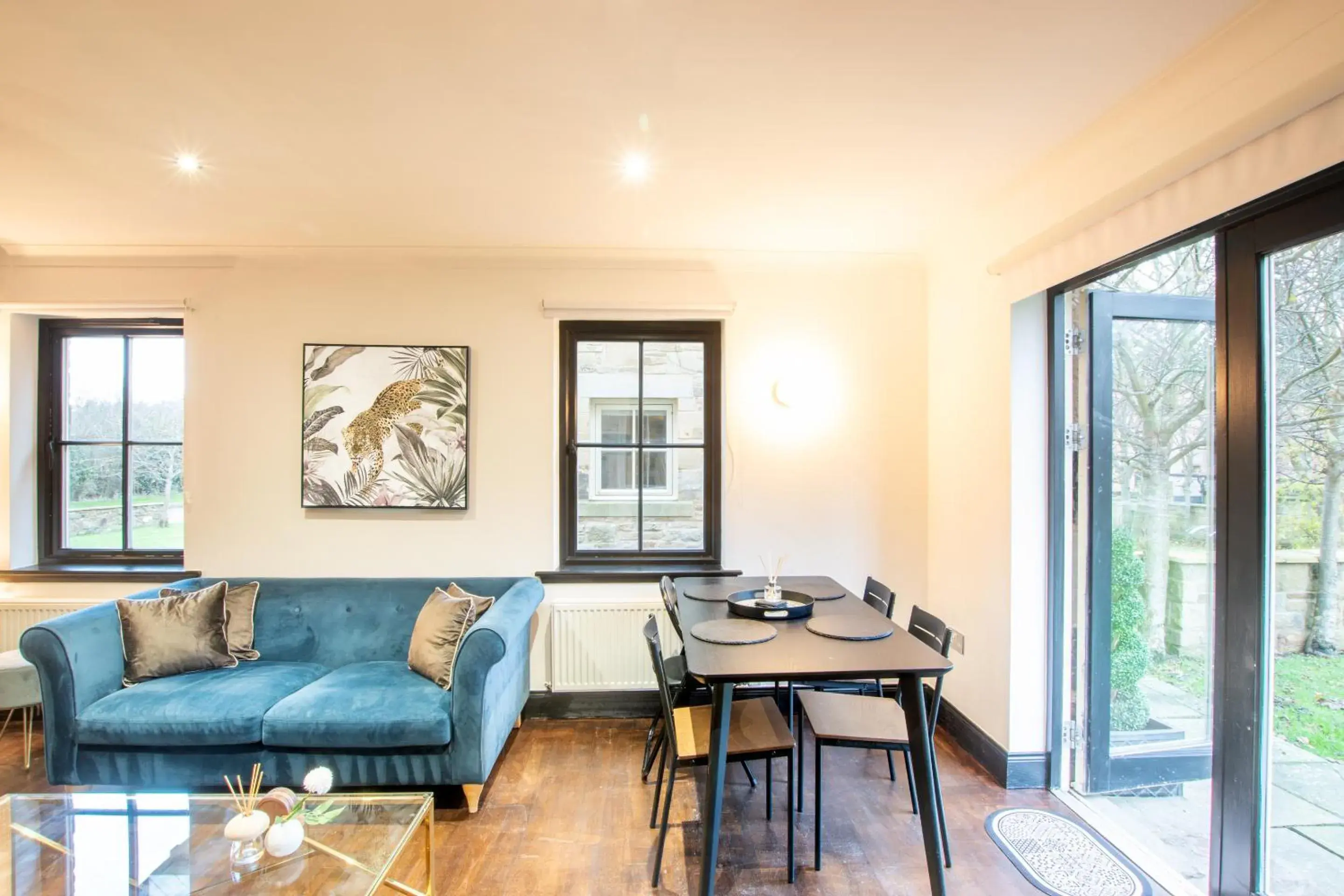 Living room in Northern Hideaways Apple Store, Ellingham Living room in Northern Hideaways Apple Store, Ellingham