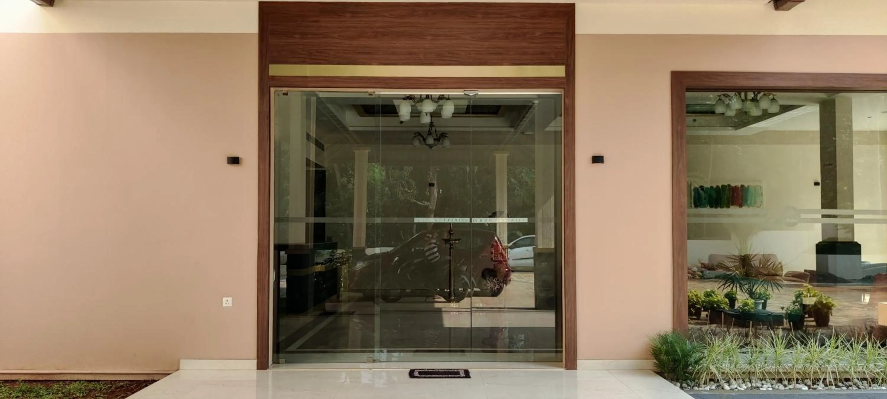 Facade/entrance in Valluvanad Residency