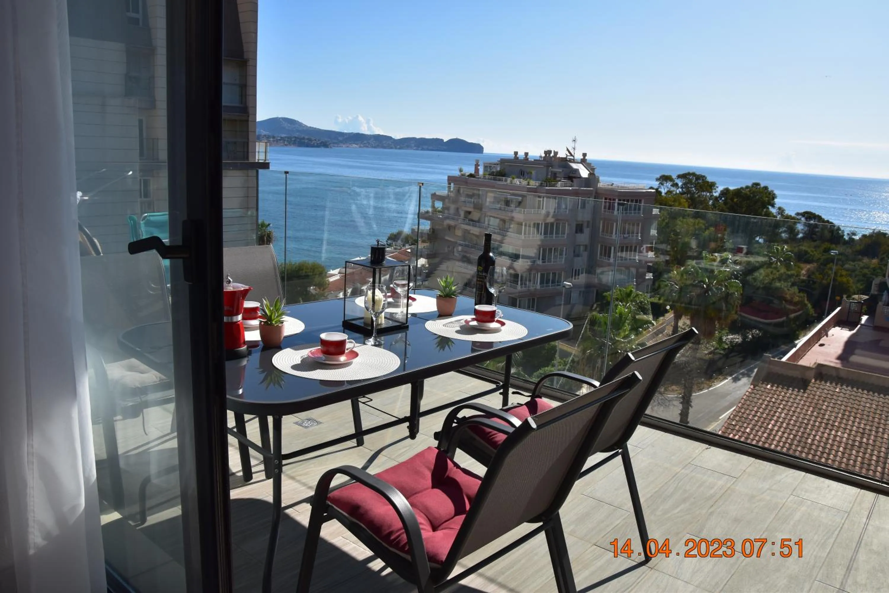 Balcony/Terrace in Sea view and Ifach Calpe