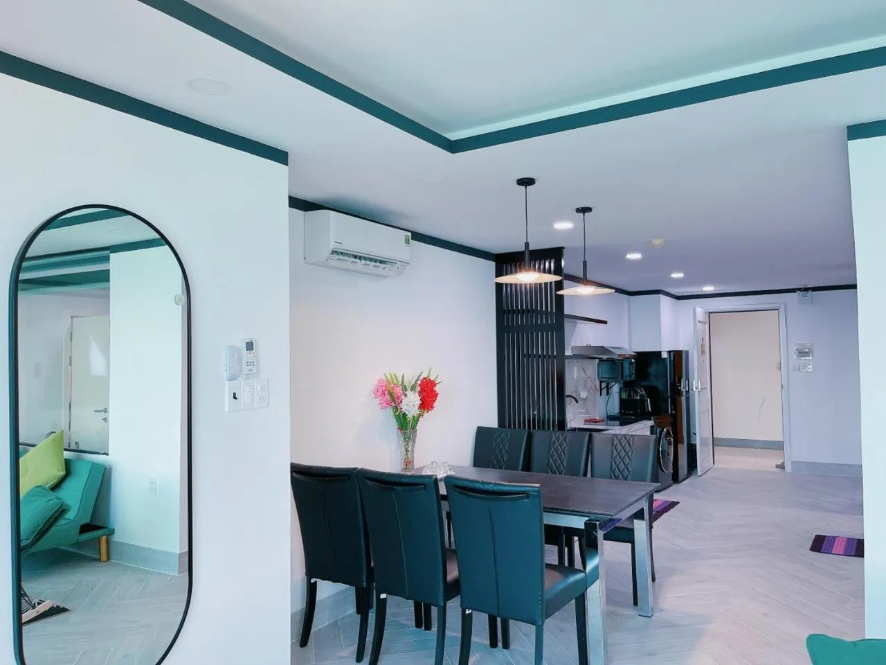 Kitchen or kitchenette in Pearl Nha Trang Beach Apartment