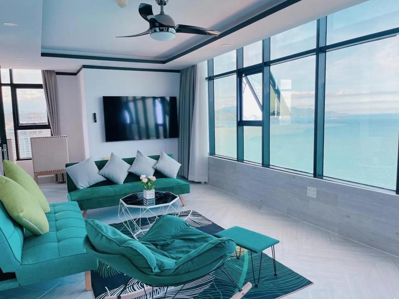 TV and multimedia in Pearl Nha Trang Beach Apartment