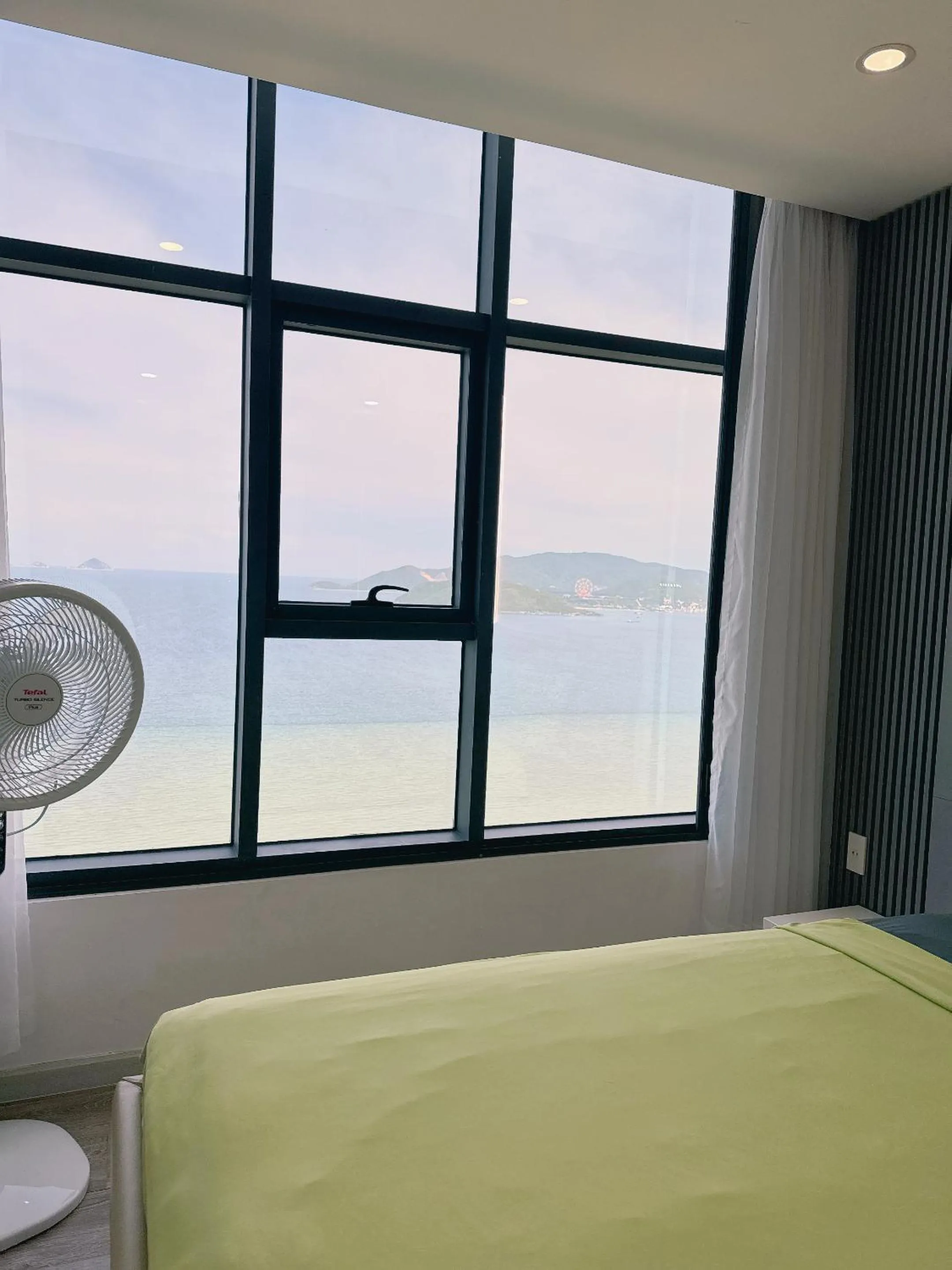 Bed in Pearl Nha Trang Beach Apartment