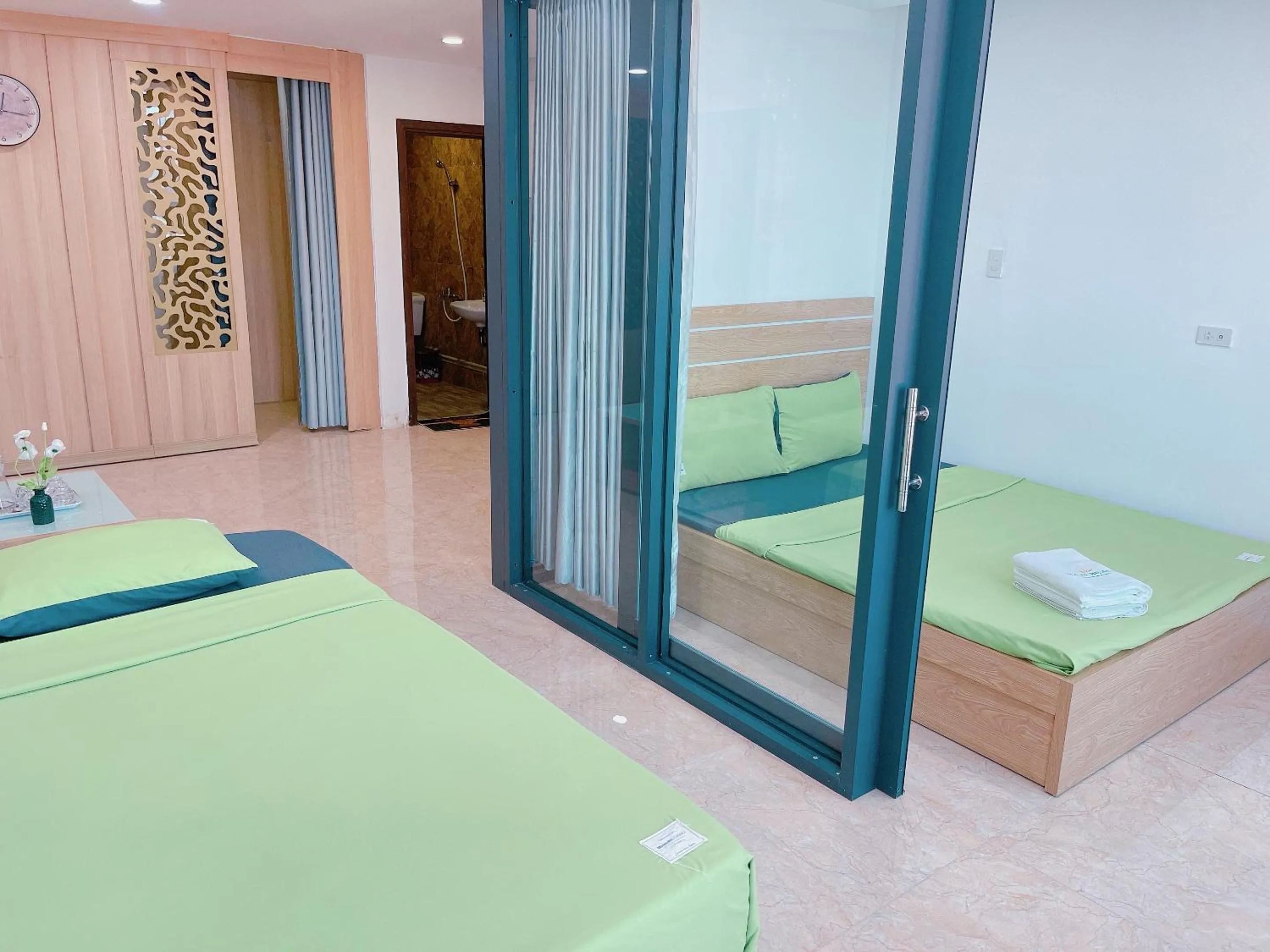 Bedroom, Bed in Pearl Nha Trang Beach Apartment