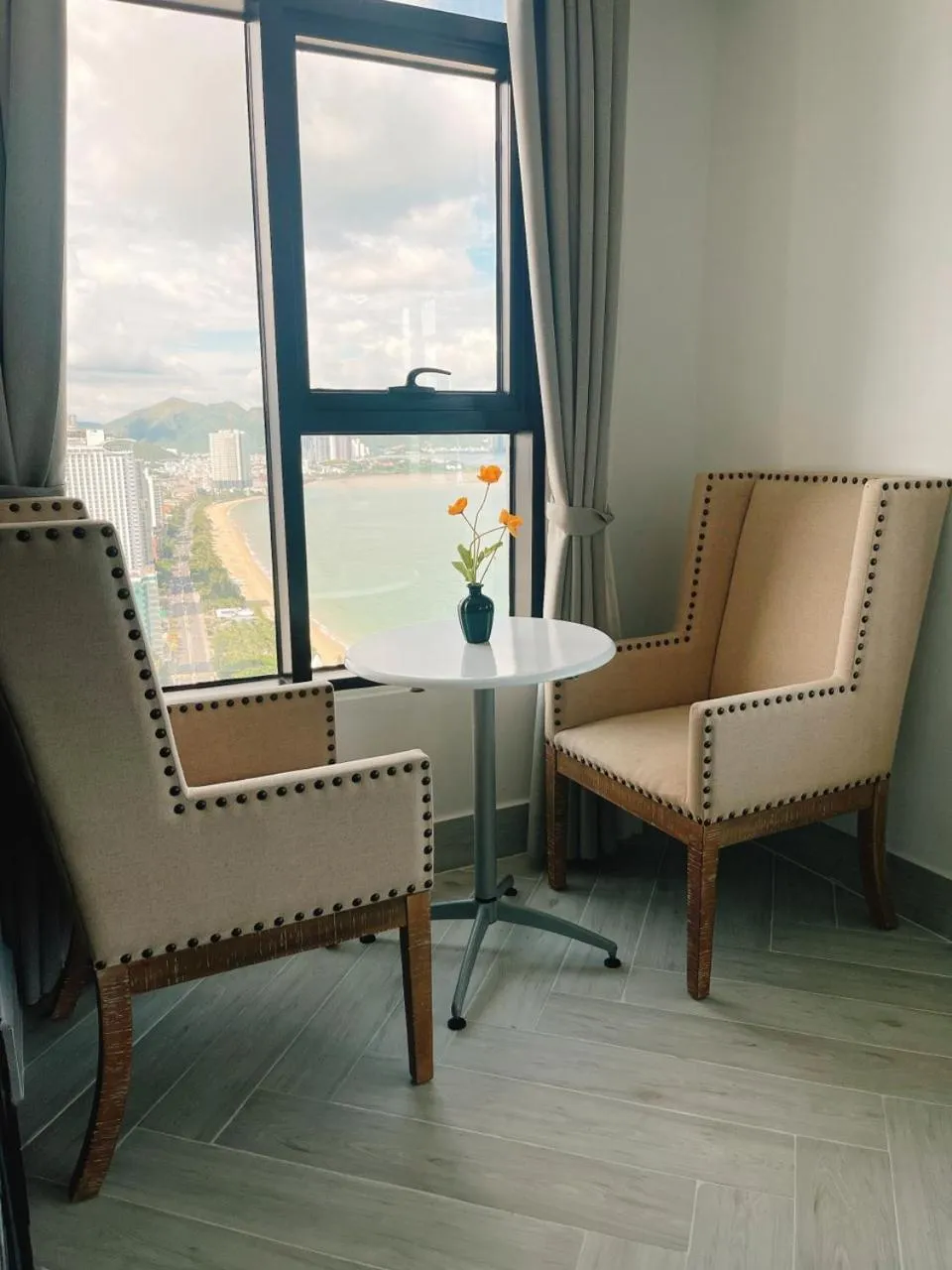 City view in Pearl Nha Trang Beach Apartment