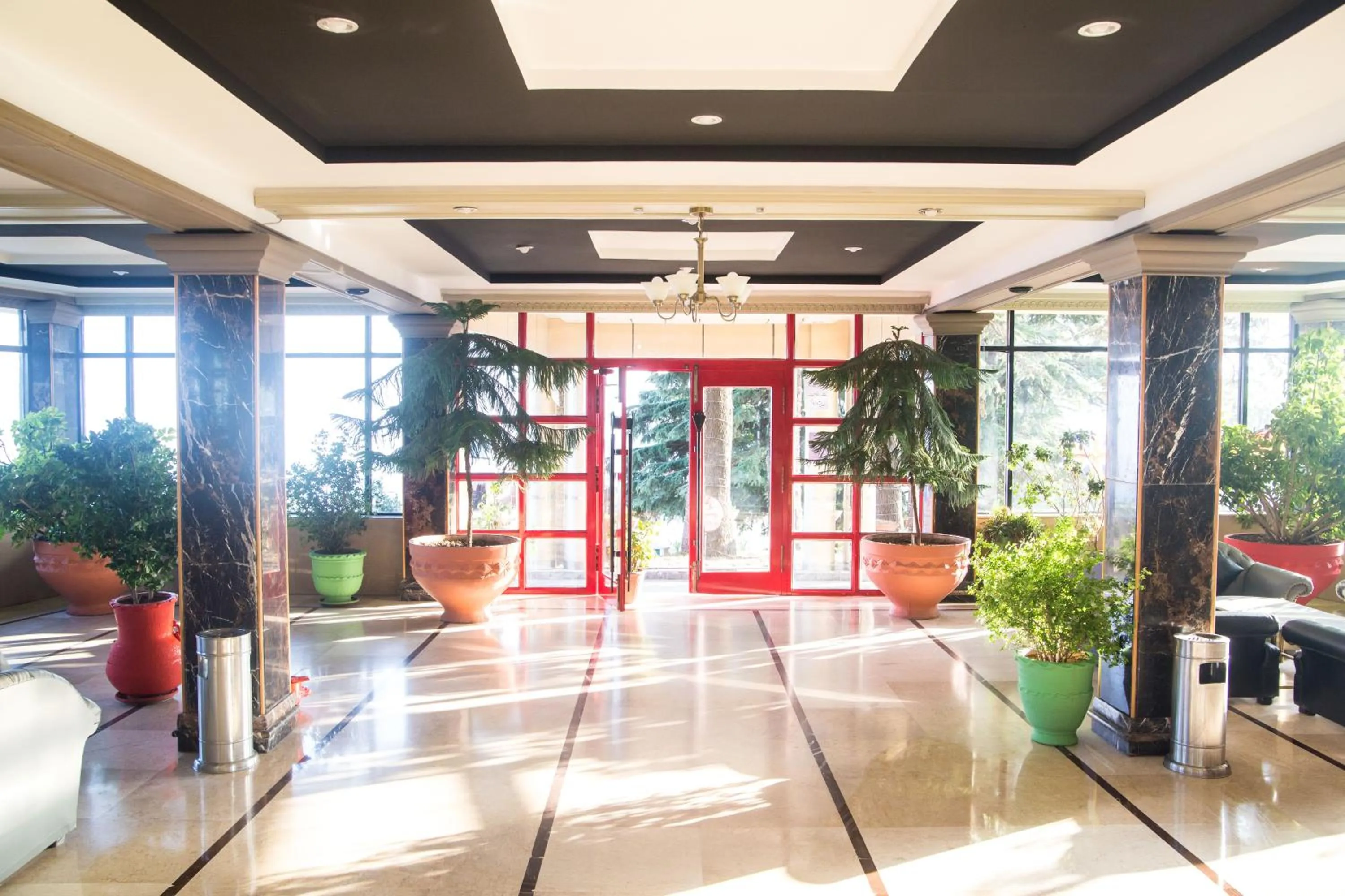 Patio in Metropole Hotel