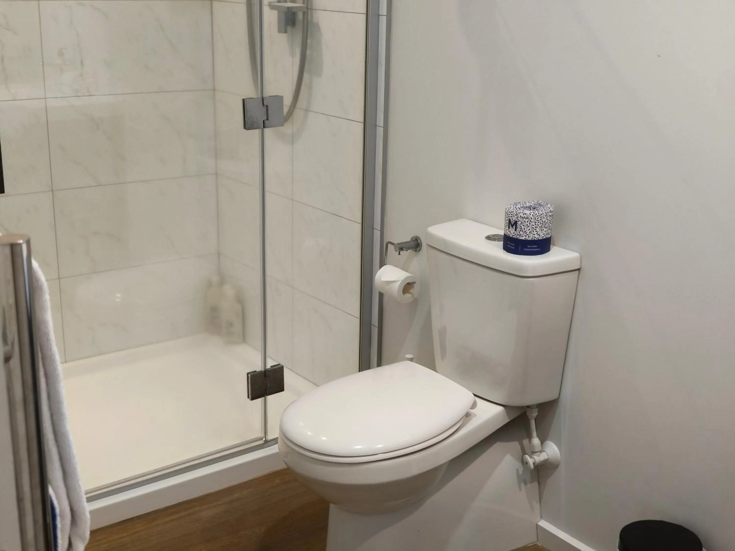 Shower in Braxmere Lodge