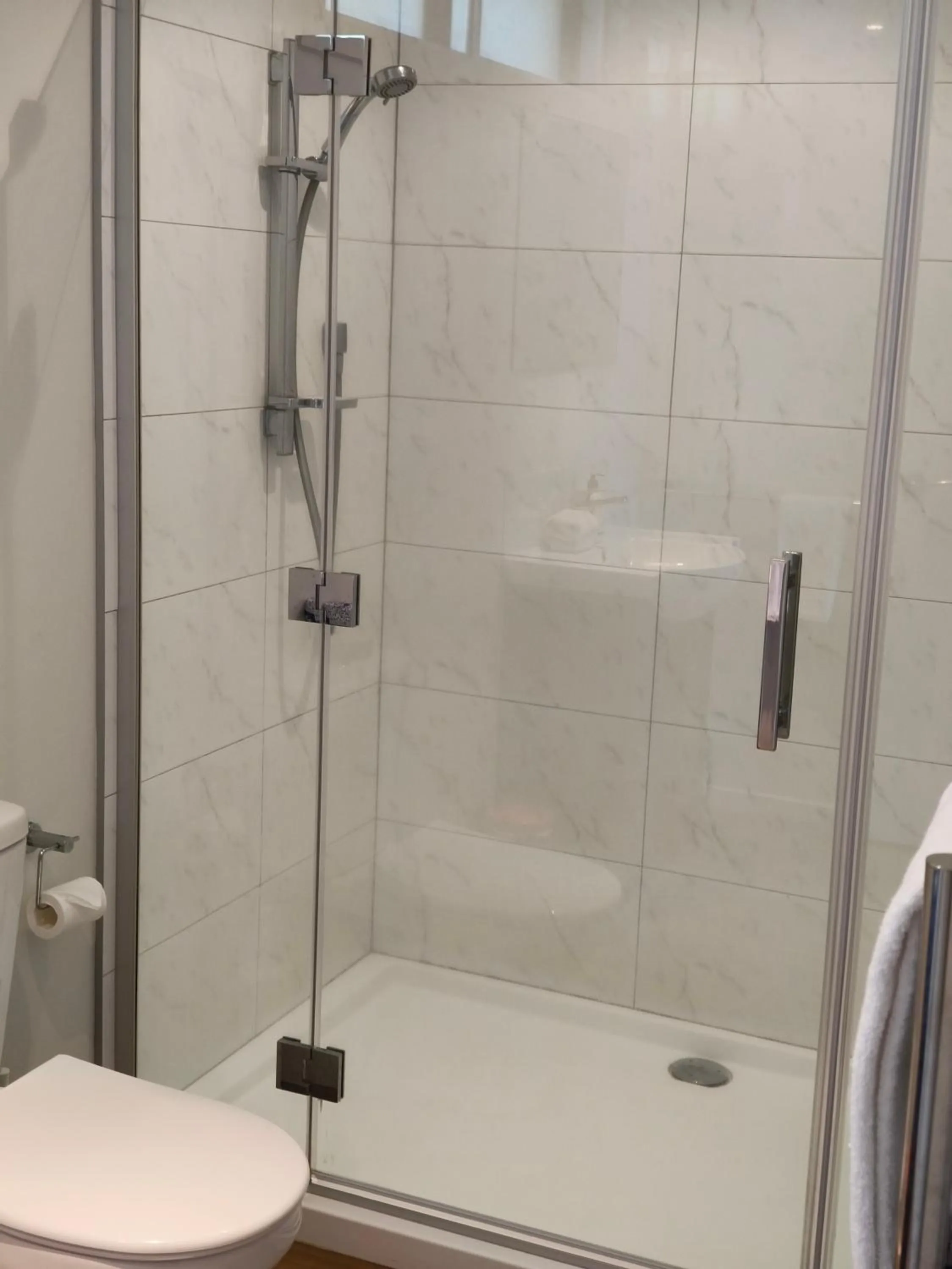 Shower in Braxmere Lodge