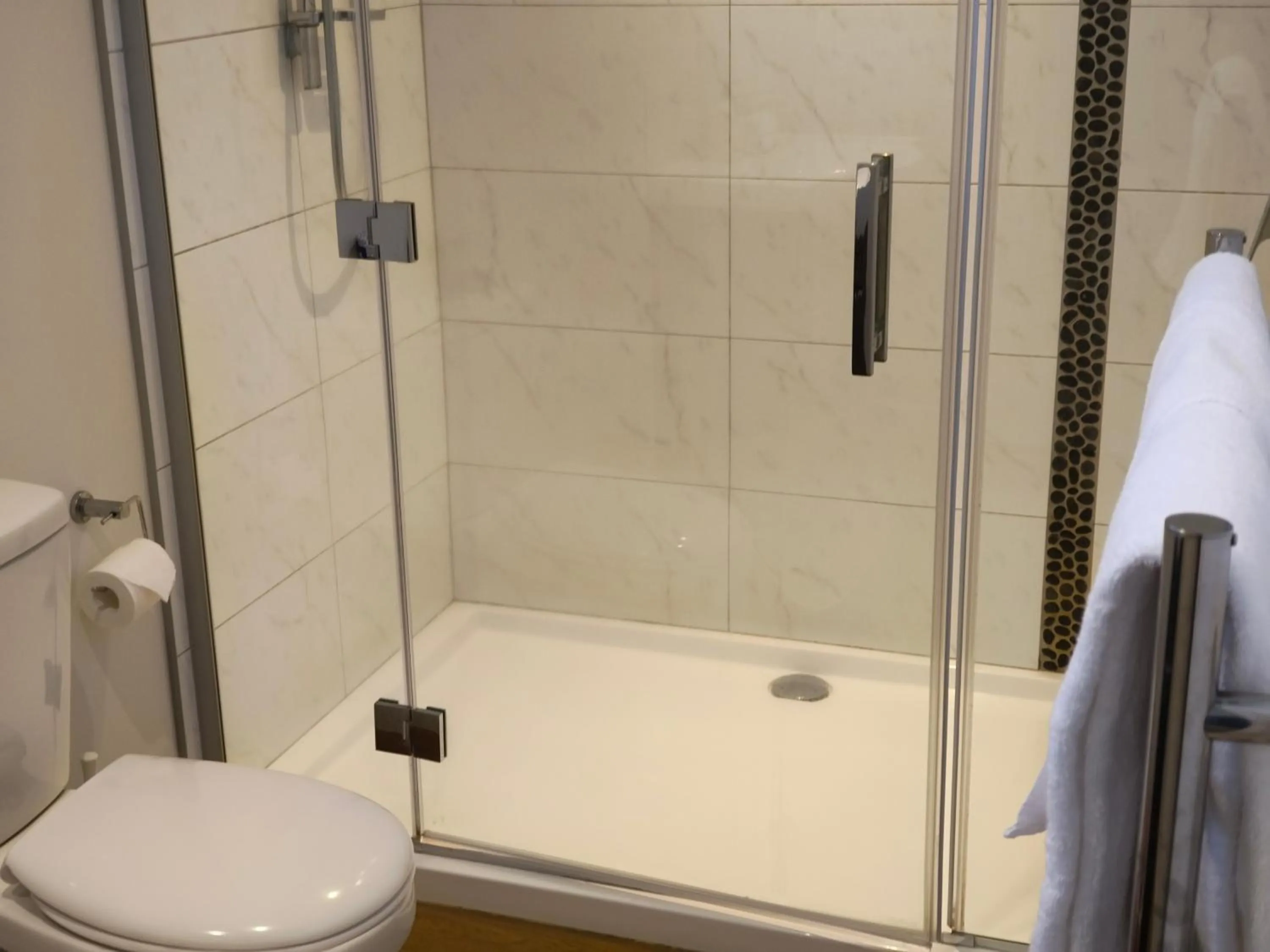 Shower in Braxmere Lodge