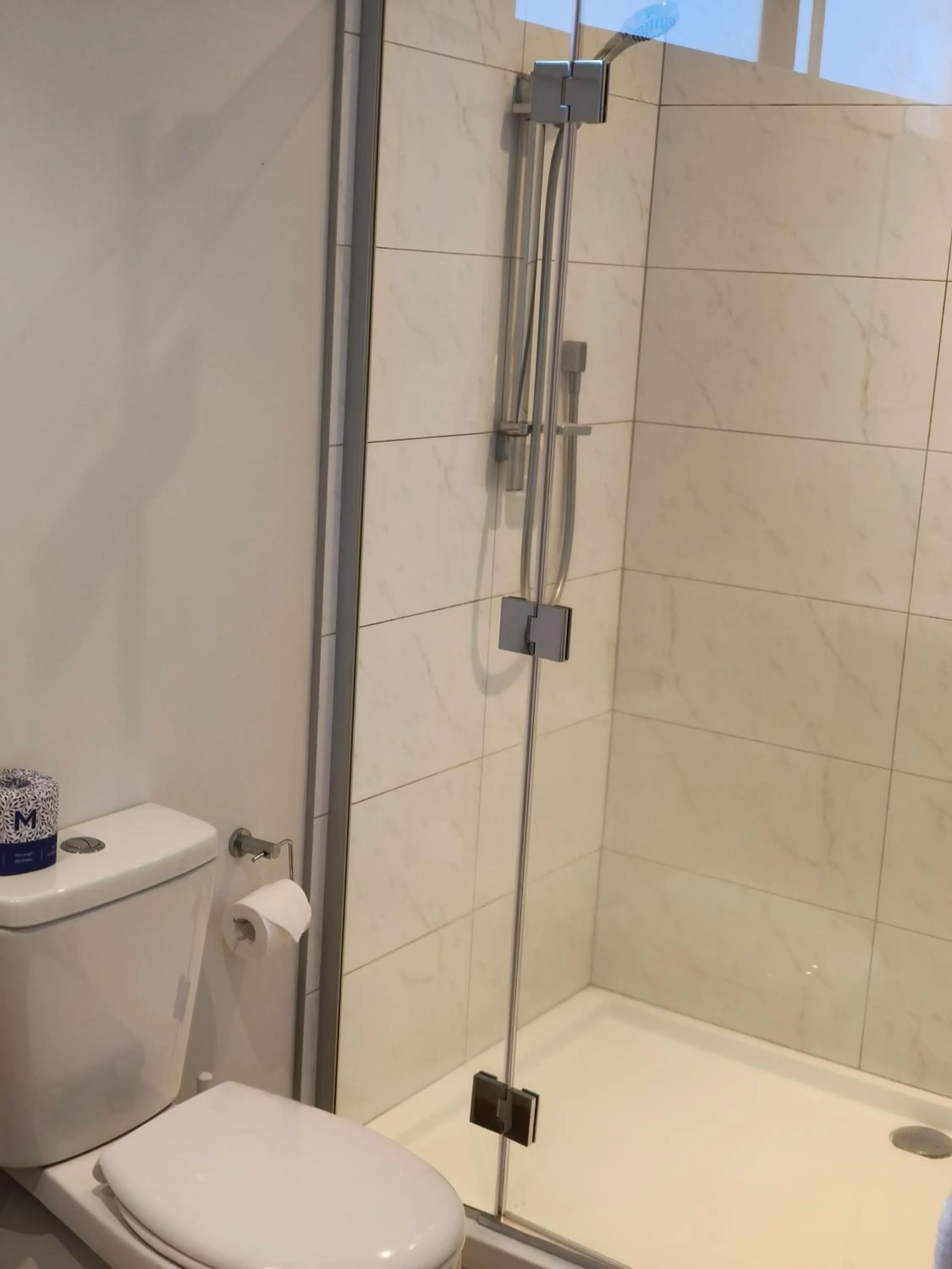 Shower in Braxmere Lodge