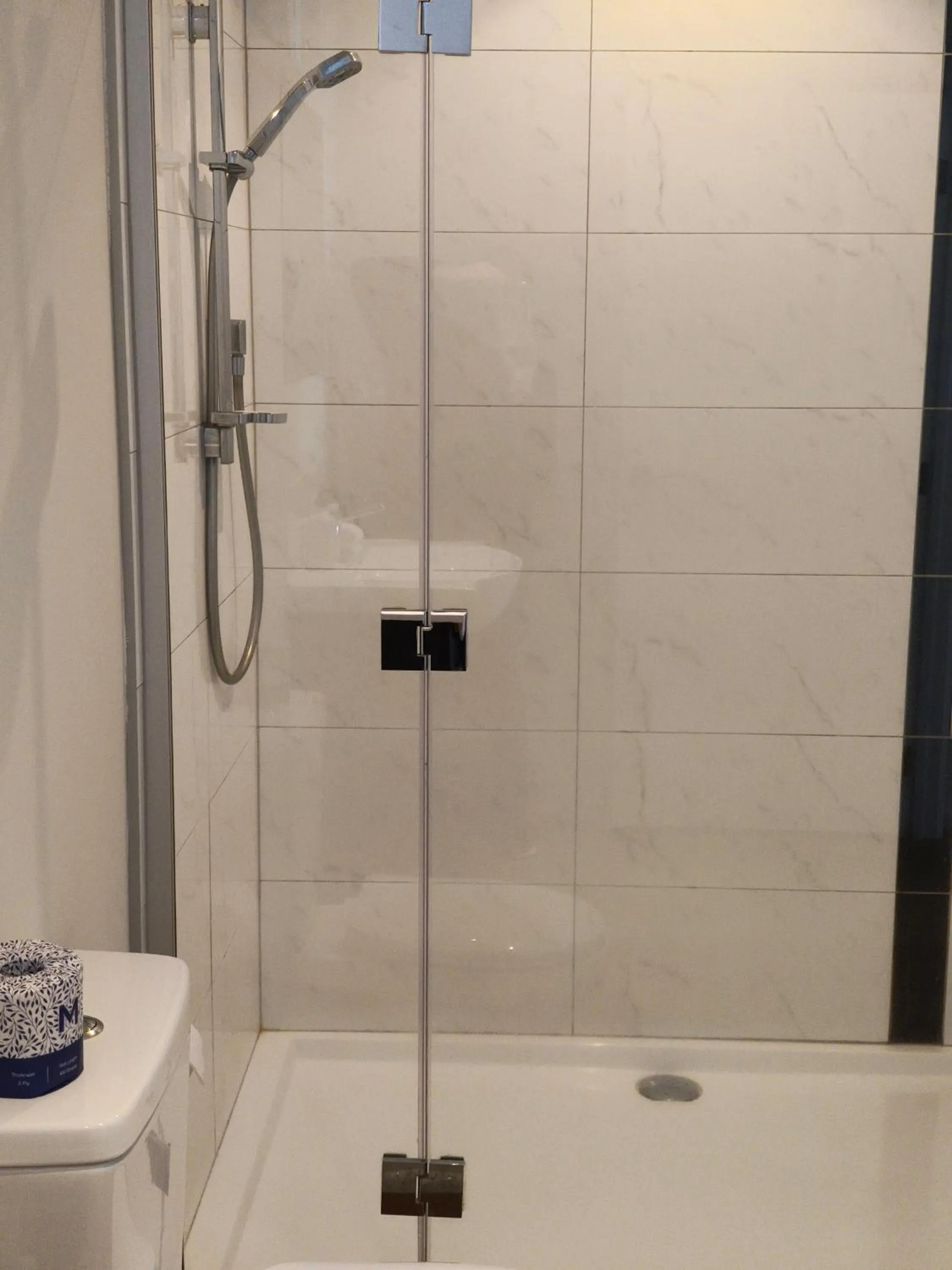 Shower in Braxmere Lodge