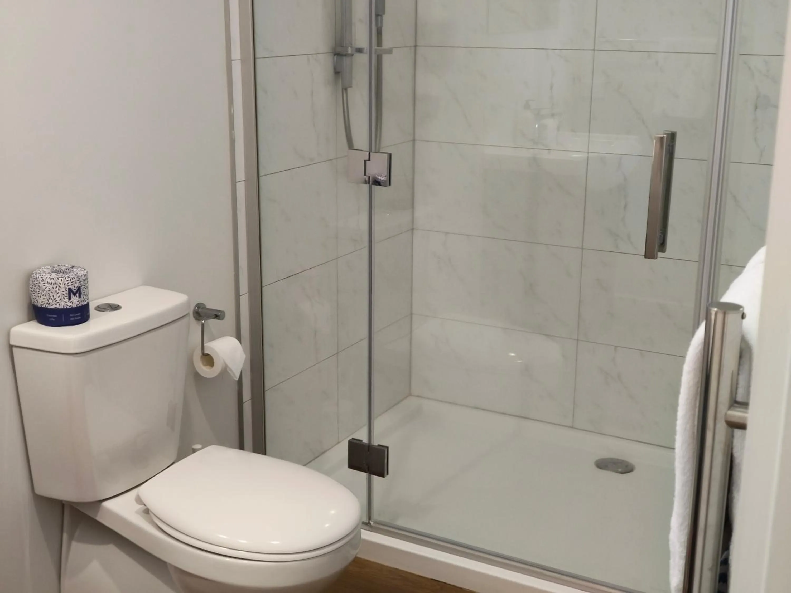 Shower in Braxmere Lodge