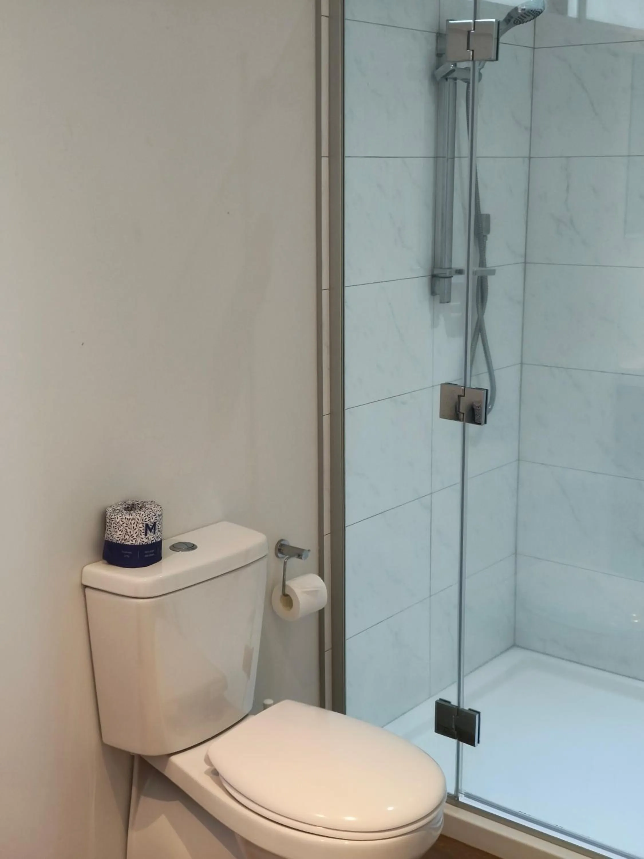 Shower in Braxmere Lodge