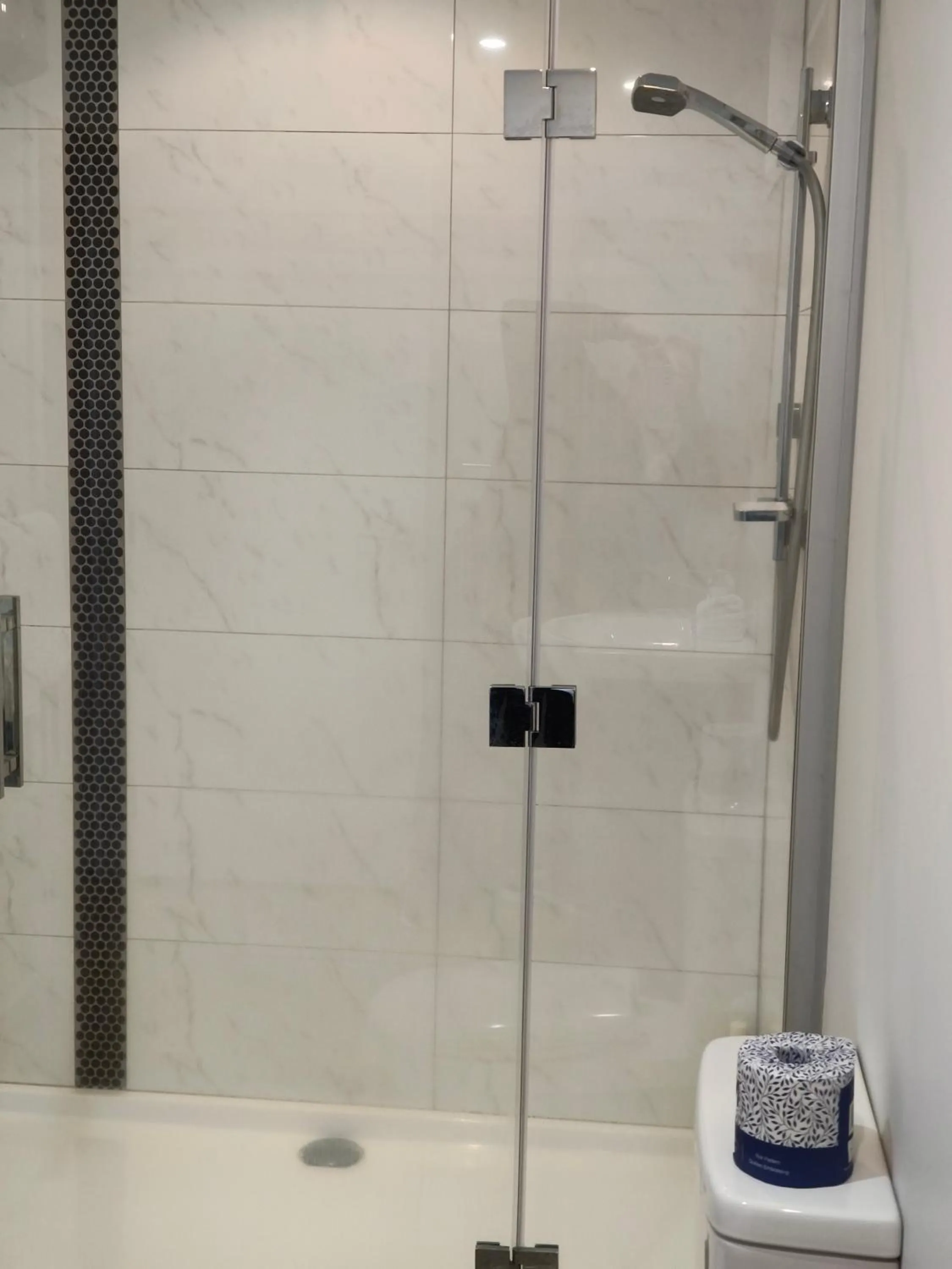 Shower in Braxmere Lodge