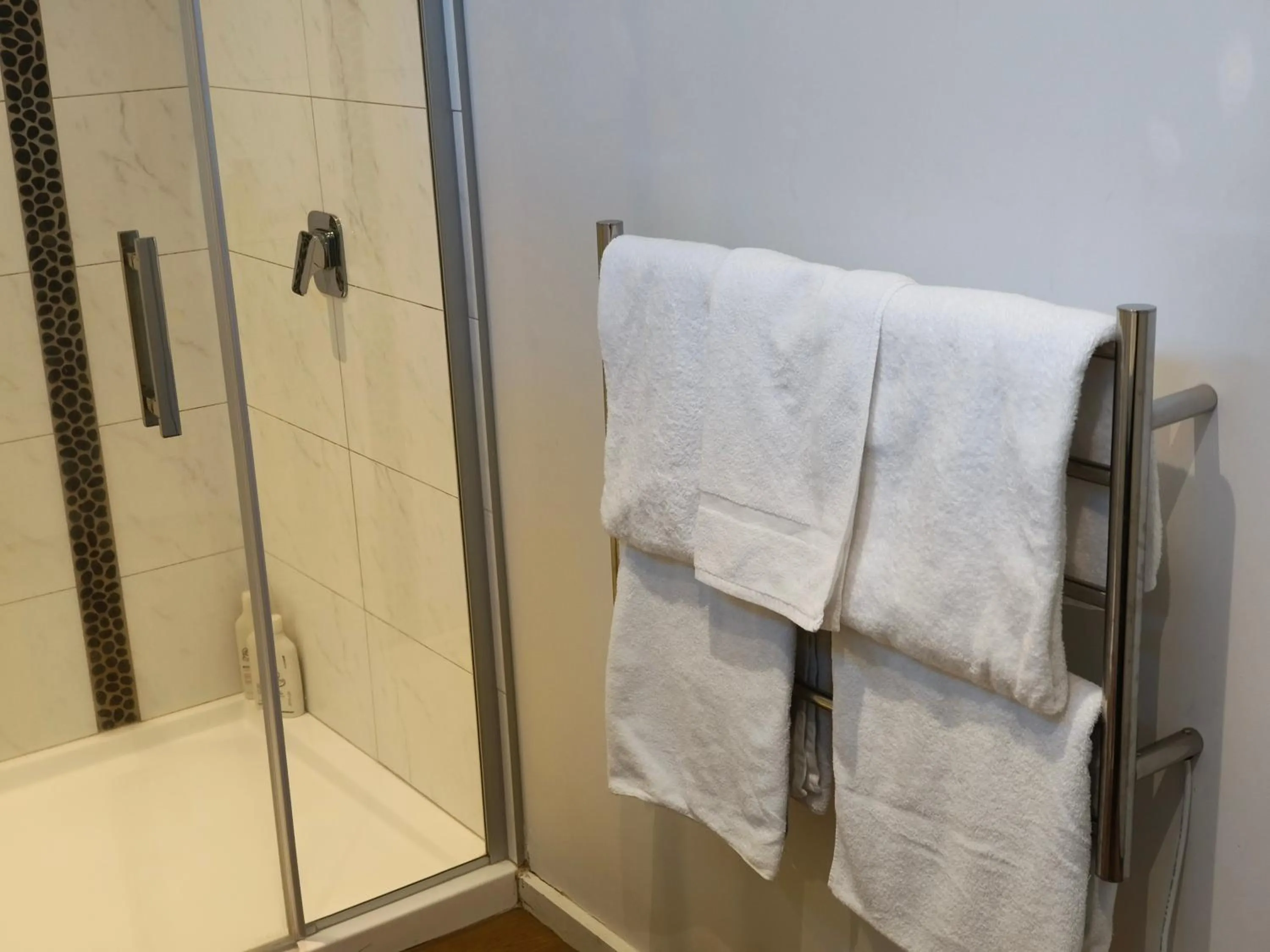 Shower, Bed in Braxmere Lodge