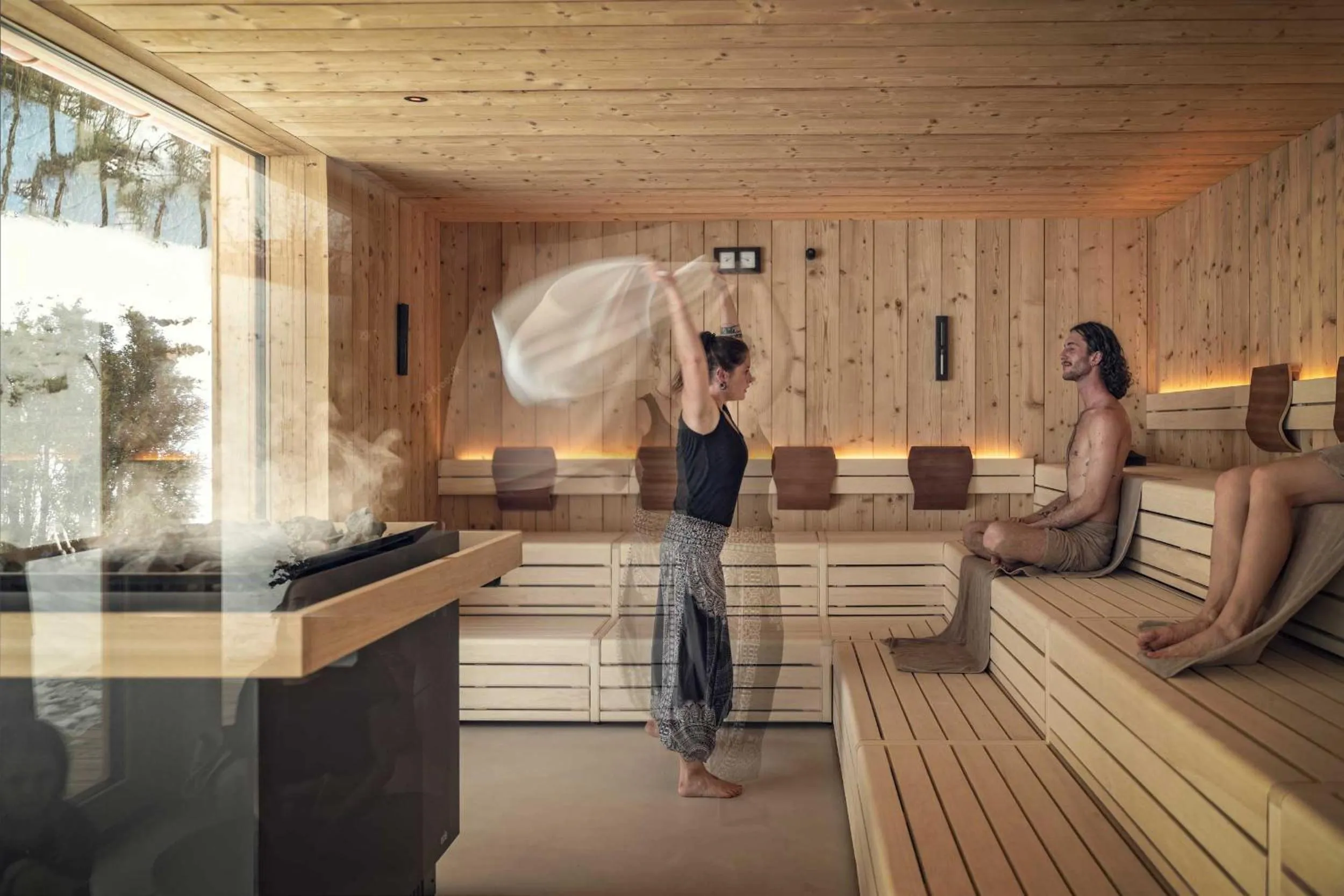 Spa and wellness centre/facilities in Naturhotel Saalerwirt
