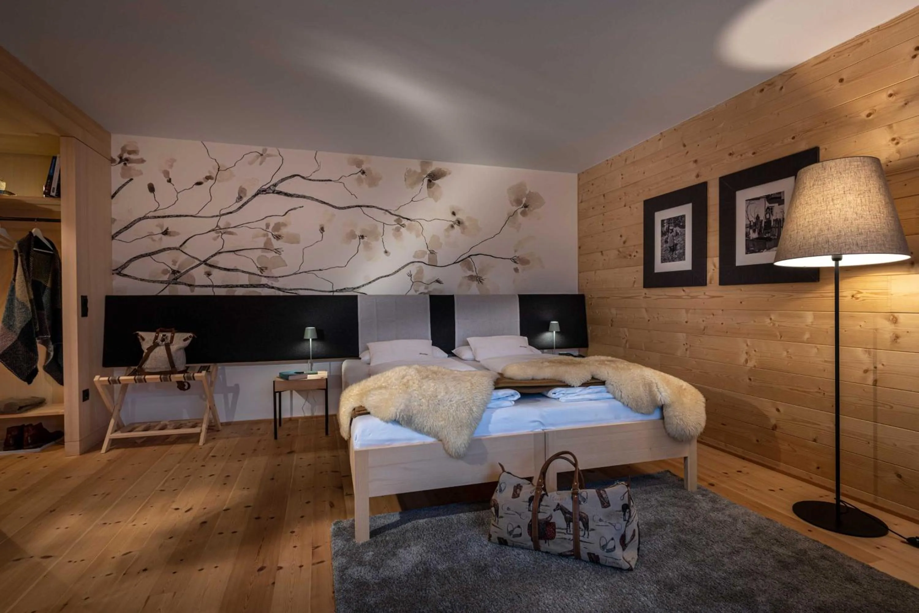 Photo of the whole room, Bed in Naturhotel Saalerwirt