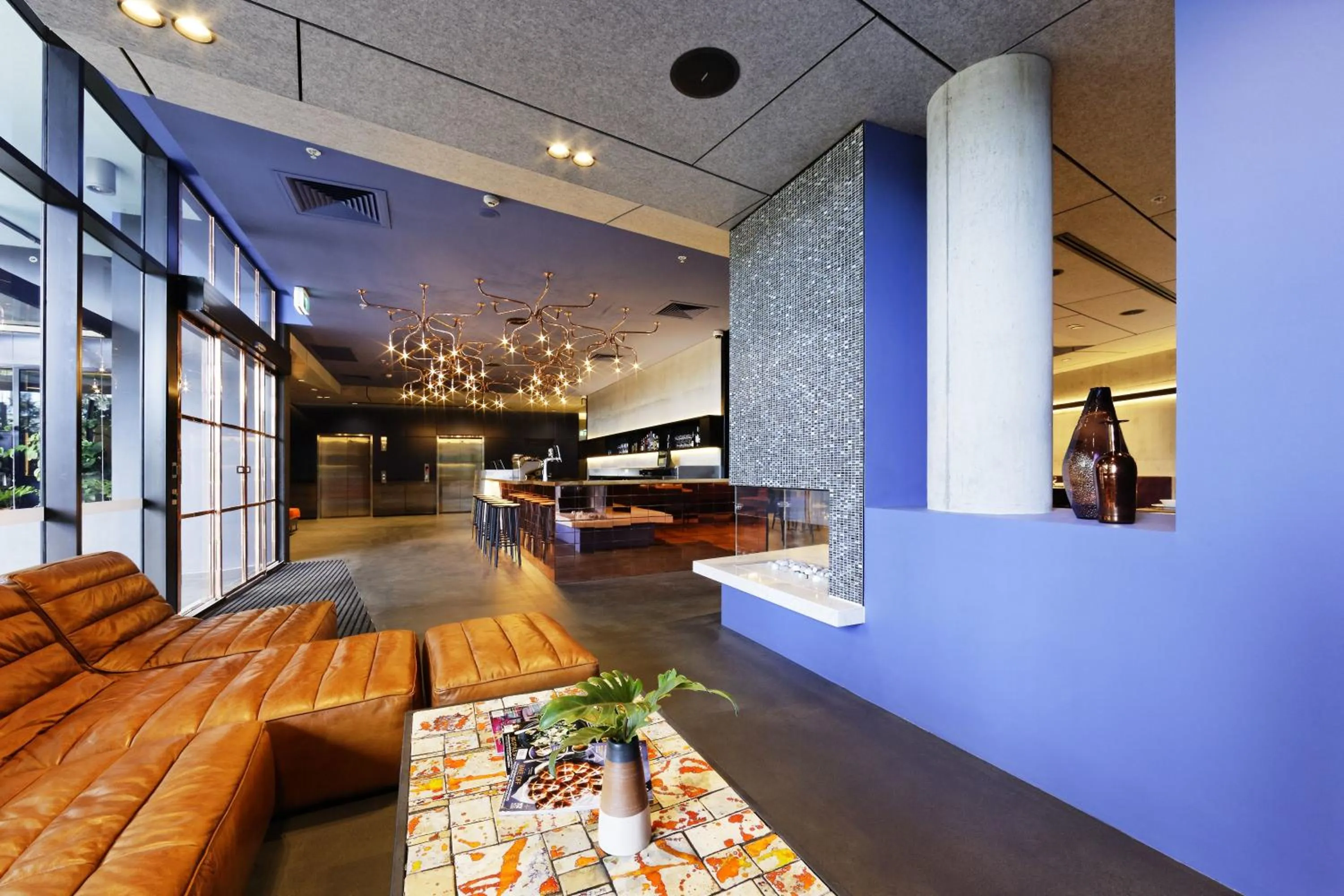 Restaurant/places to eat in Alpha Mosaic Hotel Fortitude Valley Brisbane