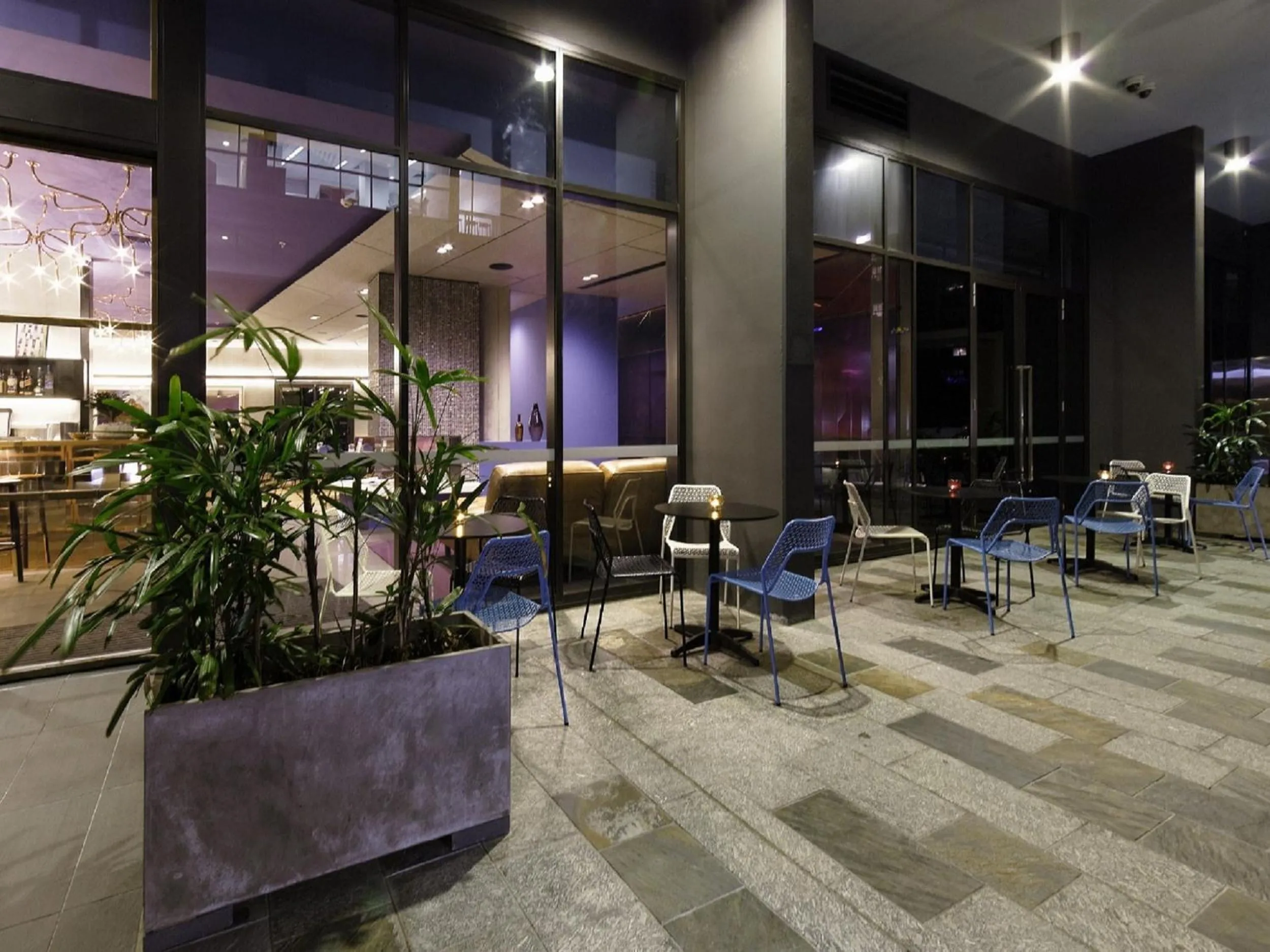 Patio in Alpha Mosaic Hotel Fortitude Valley Brisbane
