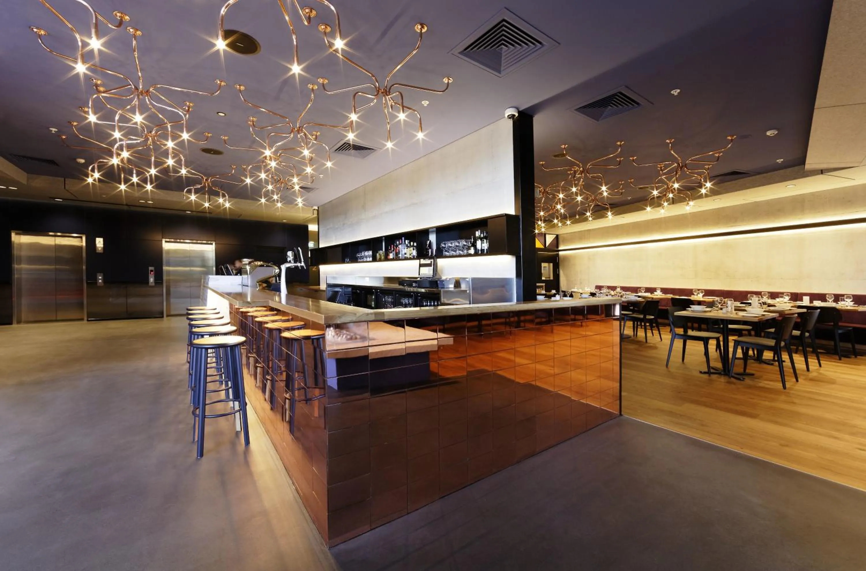 Restaurant/places to eat in Alpha Mosaic Hotel Fortitude Valley Brisbane