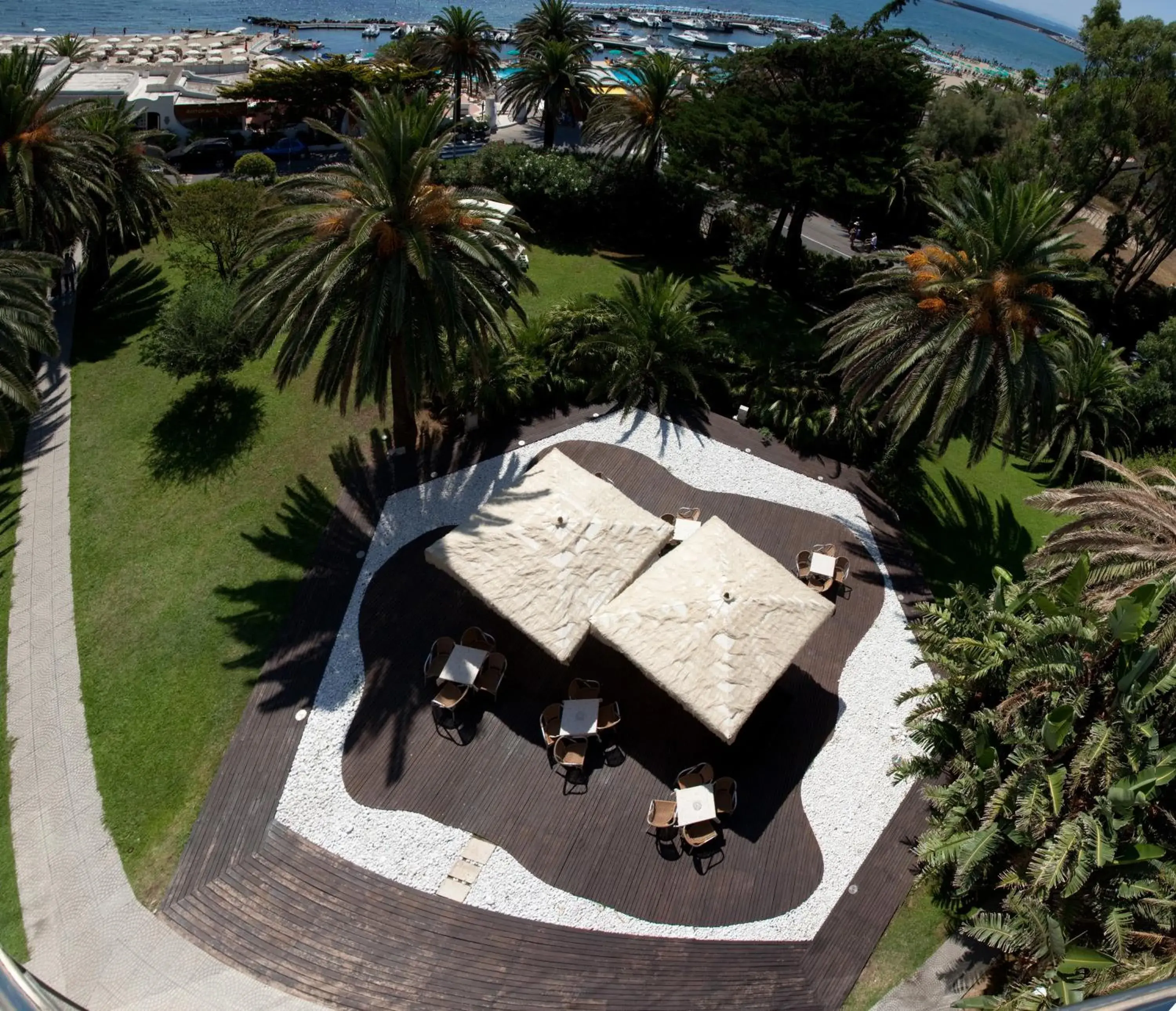 Bird's eye view in Circeo Park Hotel Bird's eye view in Circeo Park Hotel