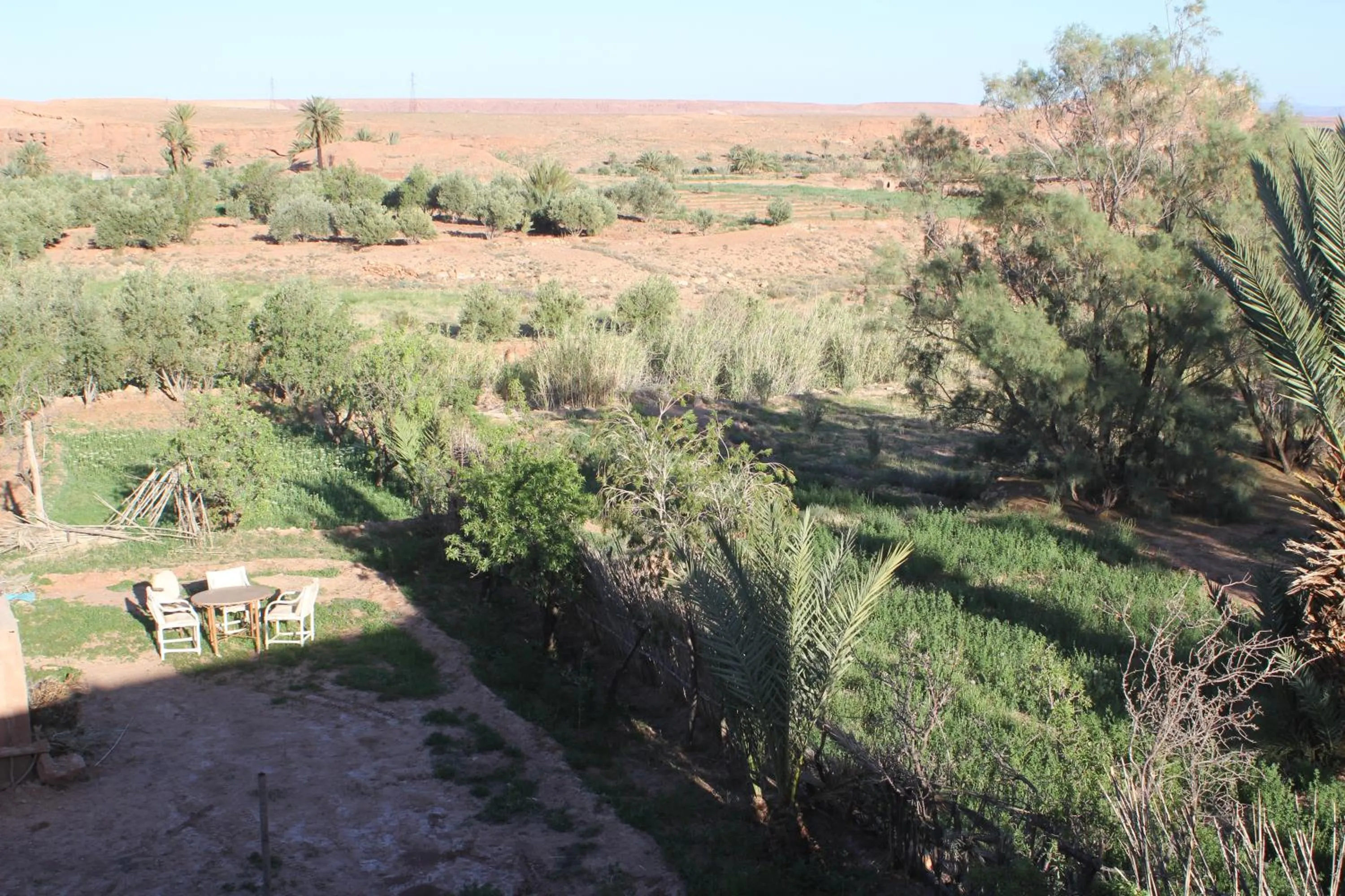 Natural landscape in auberge restau tombouctou