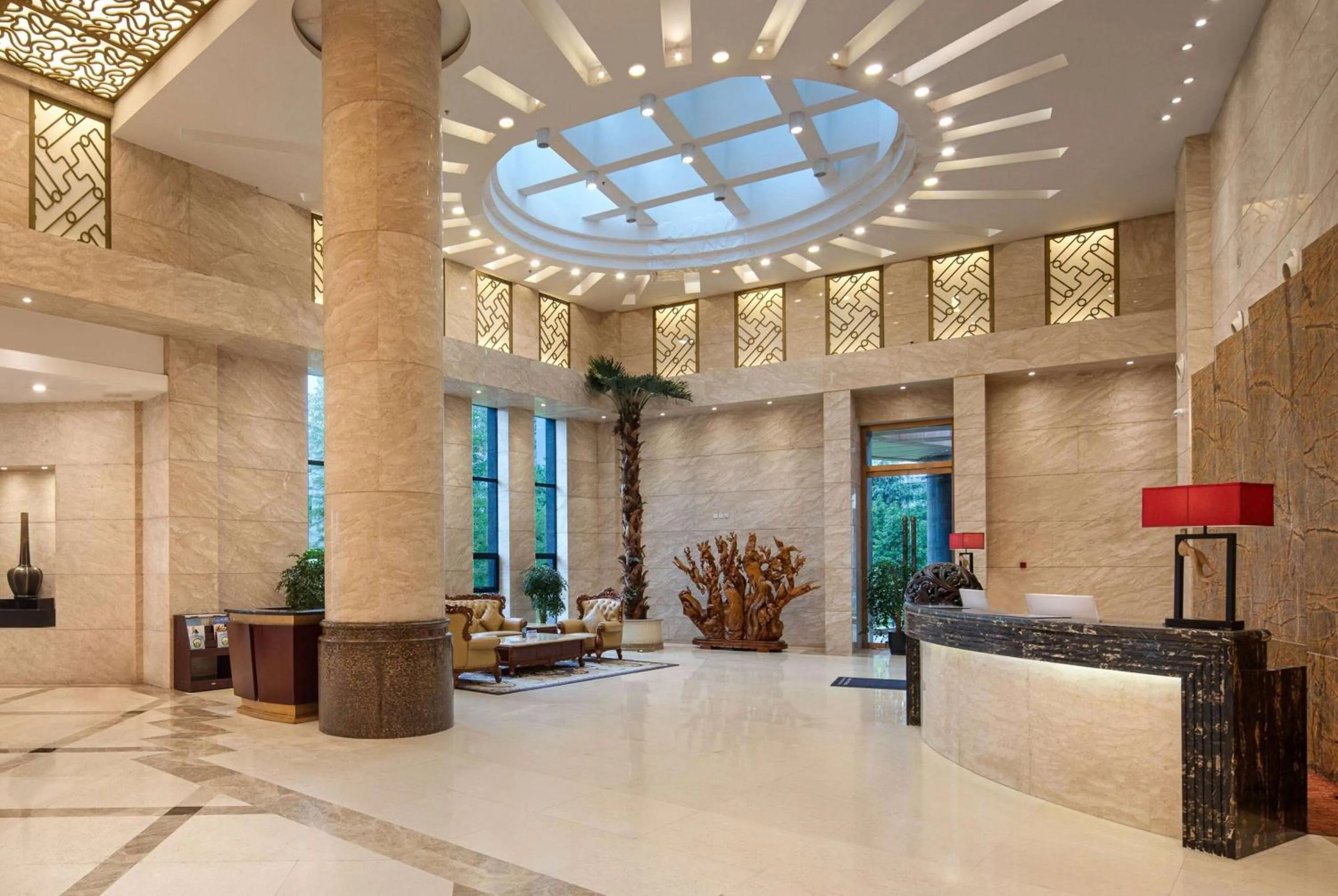 Lobby or reception in Ramada Plaza by Wyndham Chongqing West