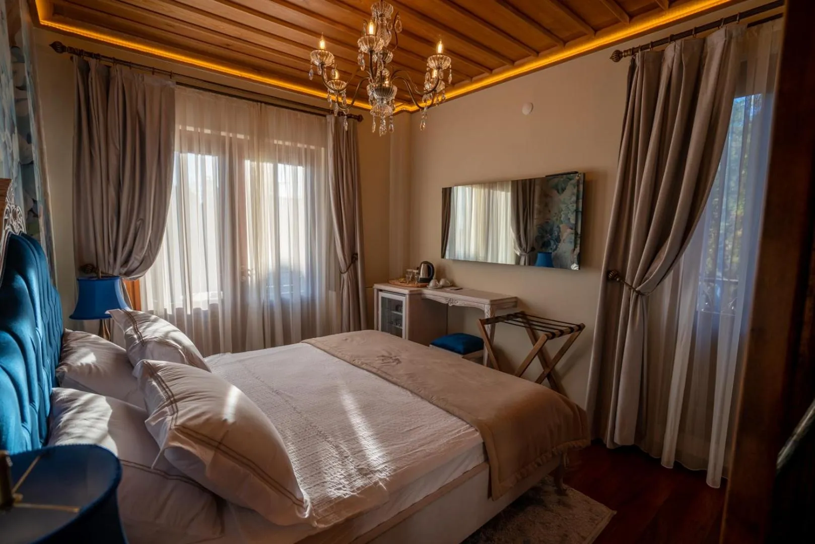 Bed in CUNDA BARADİEL Hotel