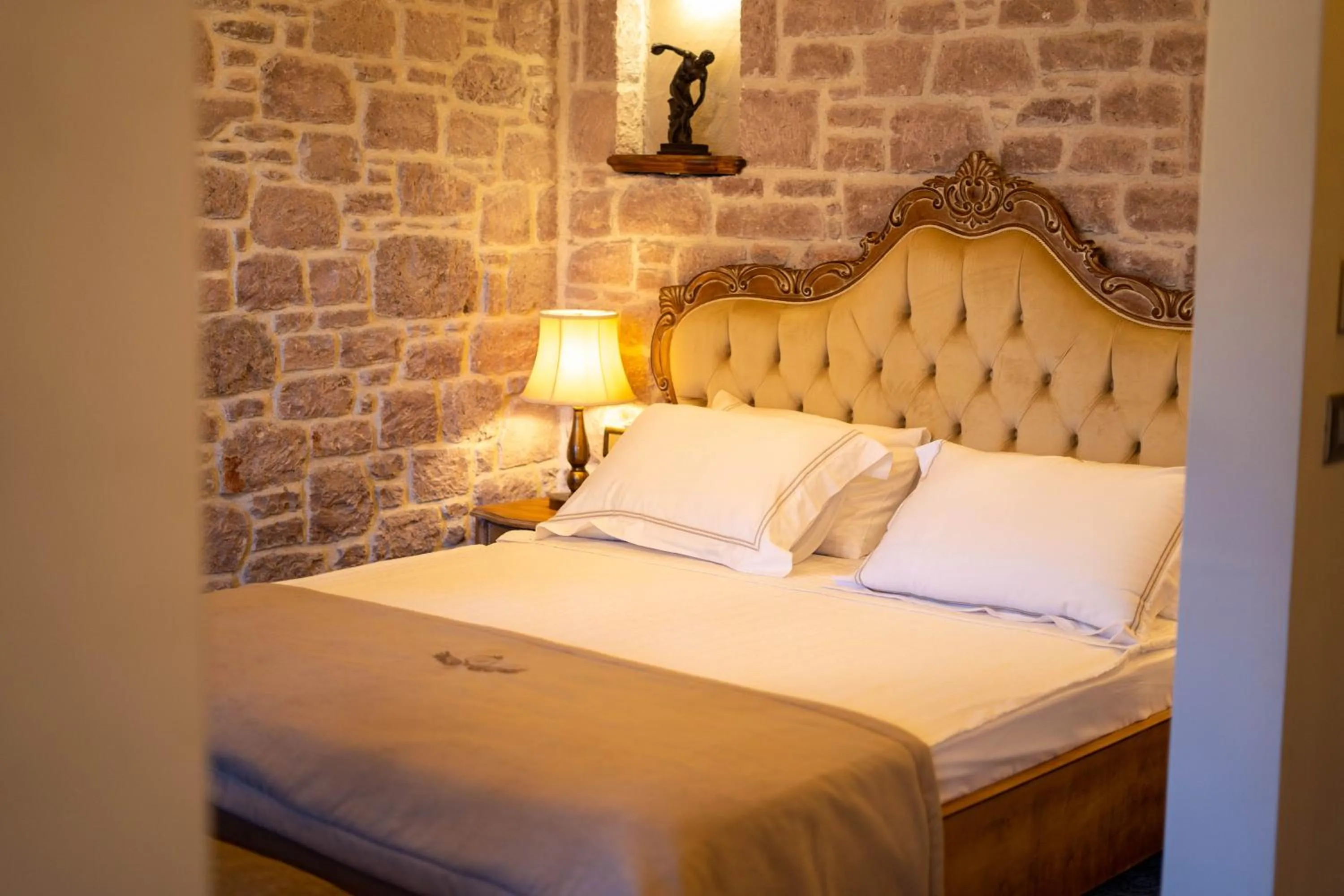 Bed in CUNDA BARADİEL Hotel