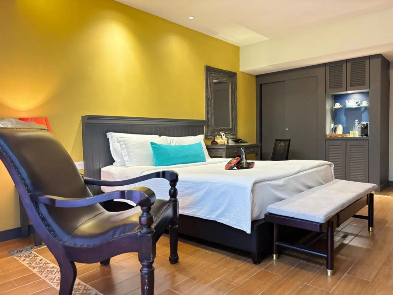 Bed in Sojourn Spa Hotel Melaka