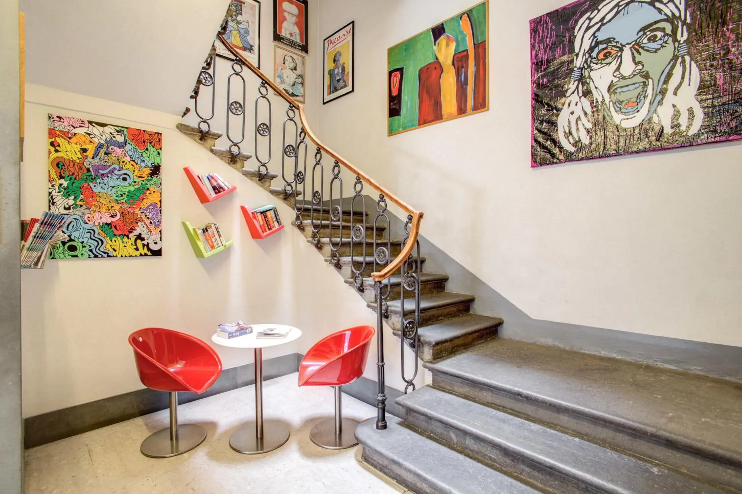 Lobby or reception in Hotel Nuova Italia Lobby or reception in Hotel Nuova Italia