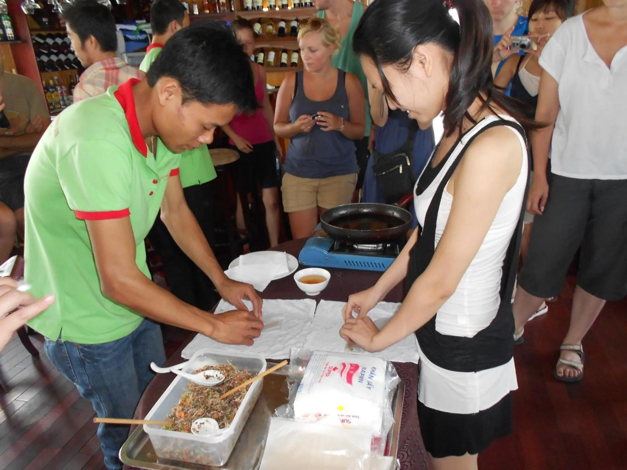 People in Nha Lan Homestay