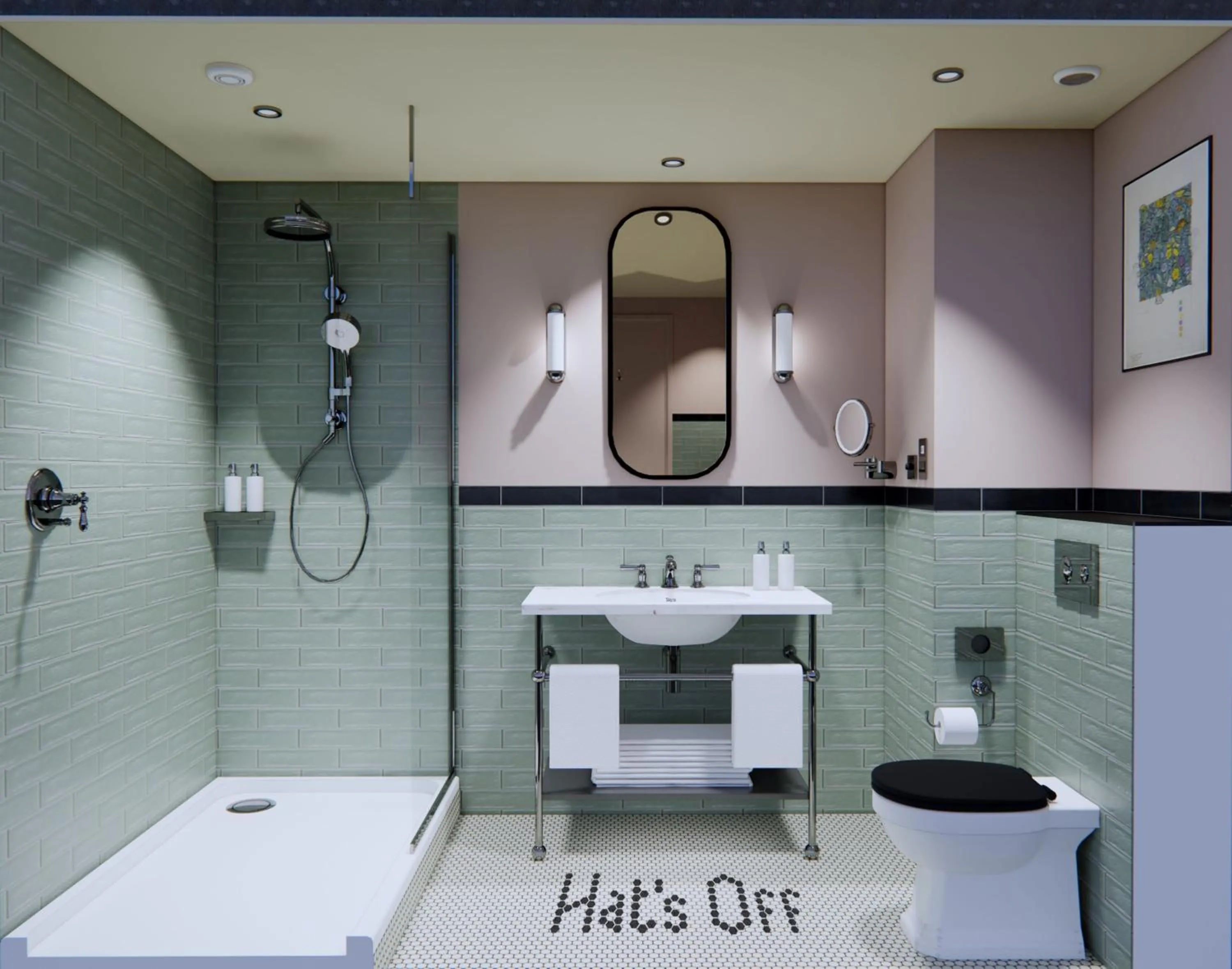 Bathroom in Hotel Indigo - Exeter by IHG