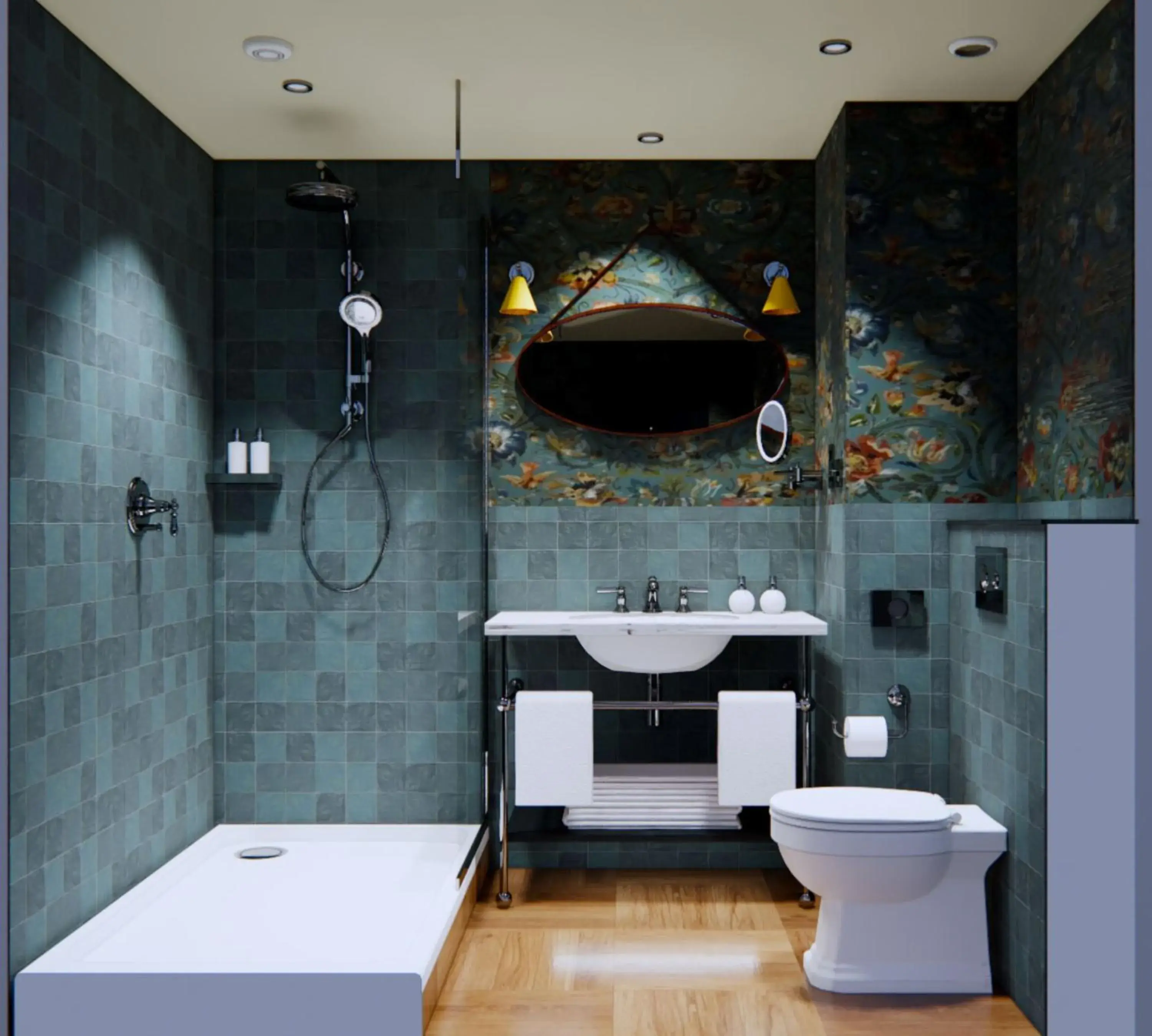 Bathroom in Hotel Indigo - Exeter by IHG Bathroom in Hotel Indigo - Exeter by IHG