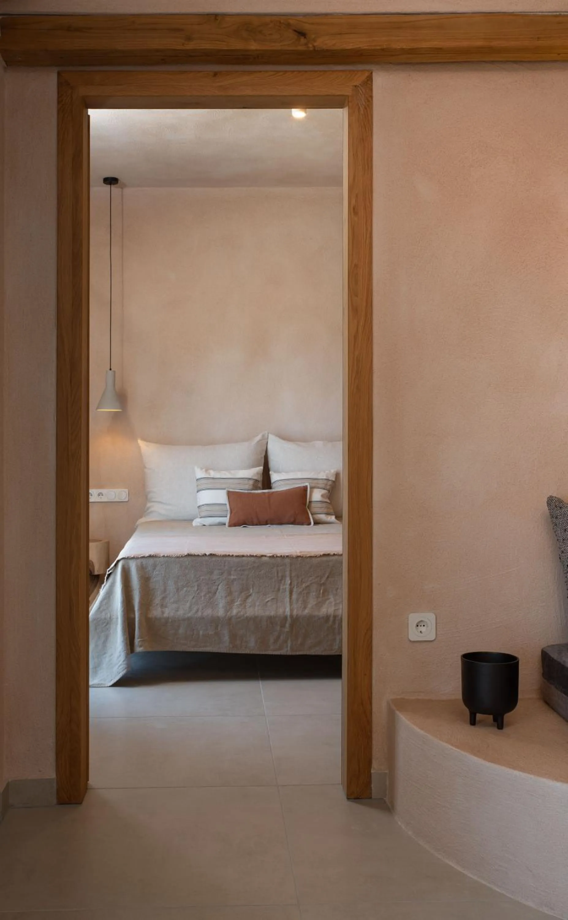Bed in Opuntia Suites