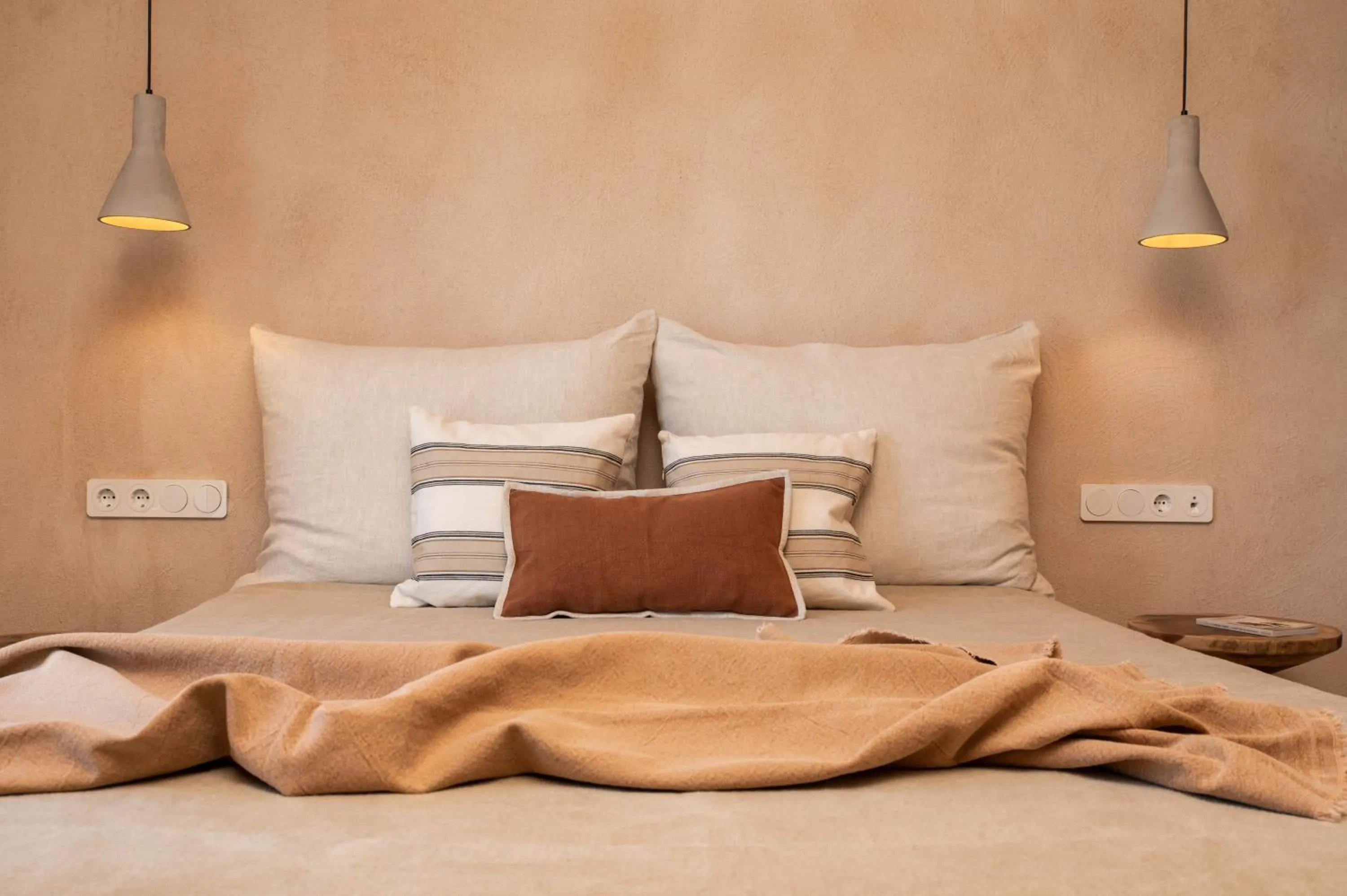 Bed in Opuntia Suites
